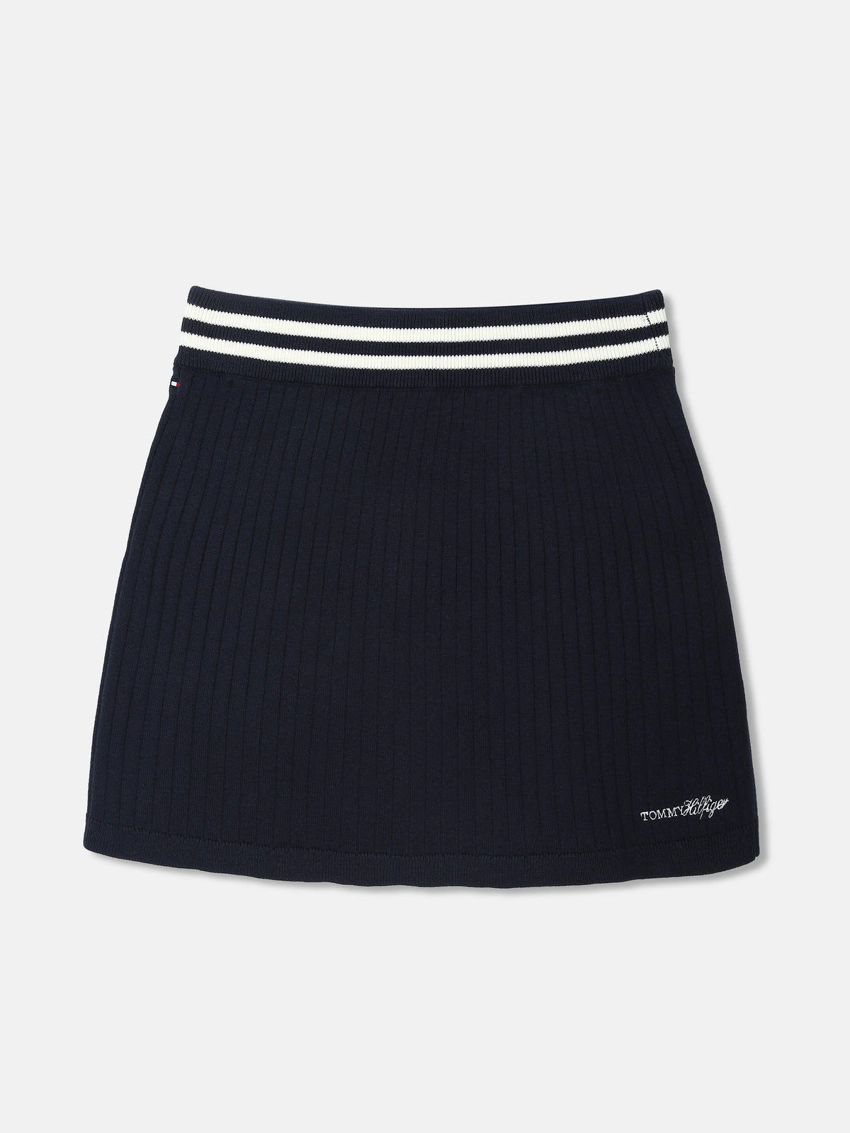Girls Regular Fit Solid Mid Rise Skirt Dark Night Navy