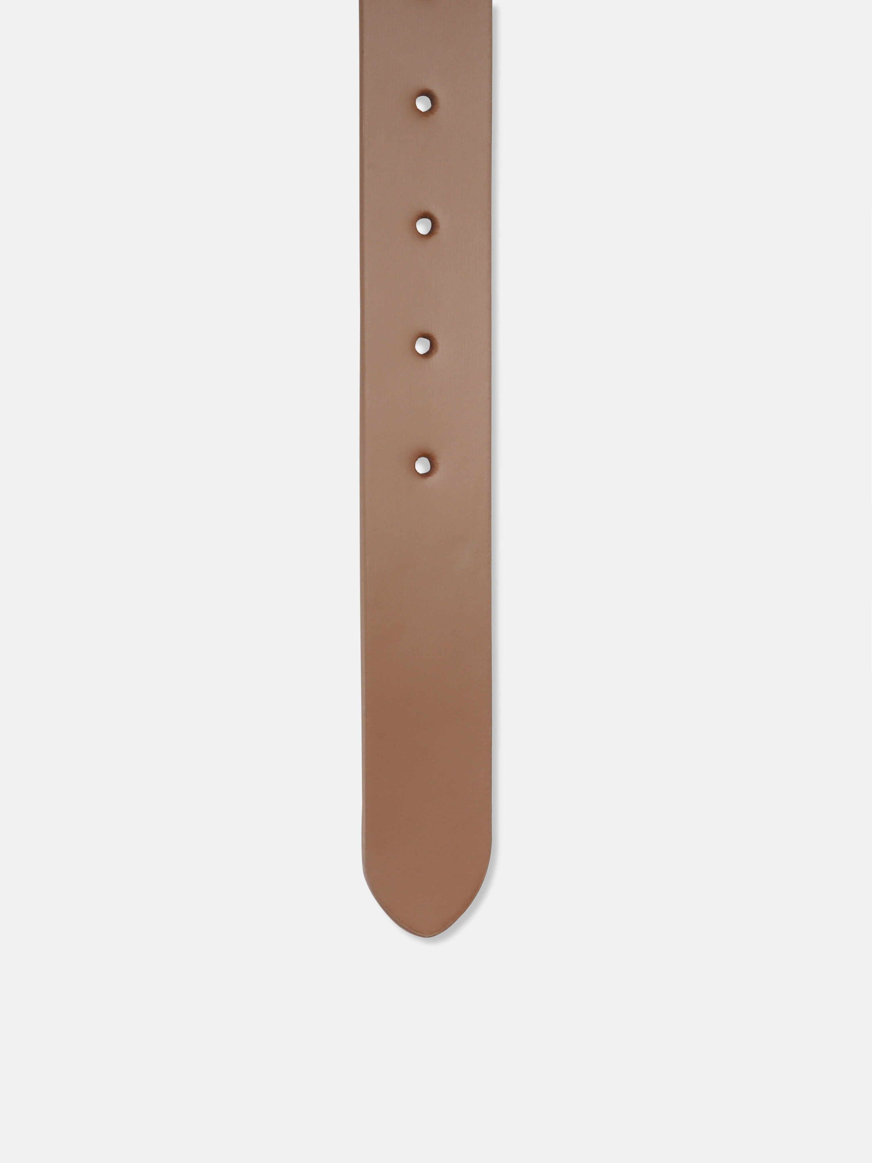 Leather Belt for Boys Brown