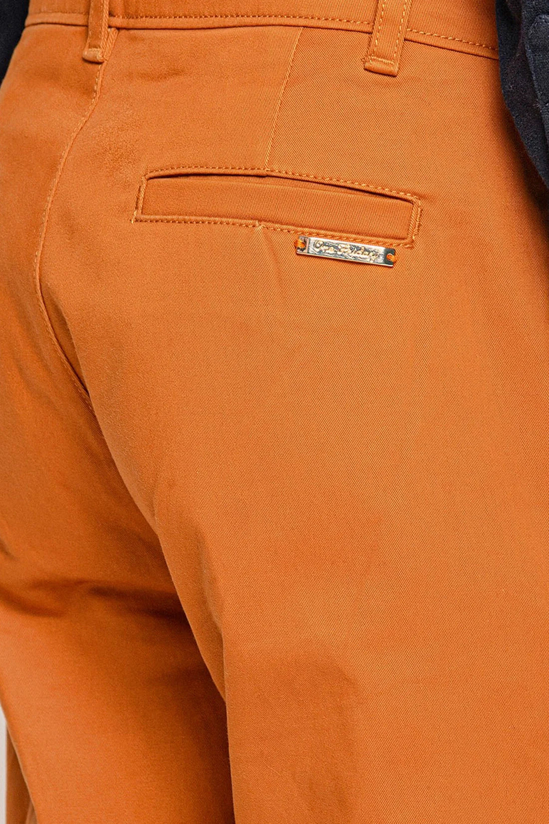 Boys Rust Straight Fit Cotton Formal Trouser