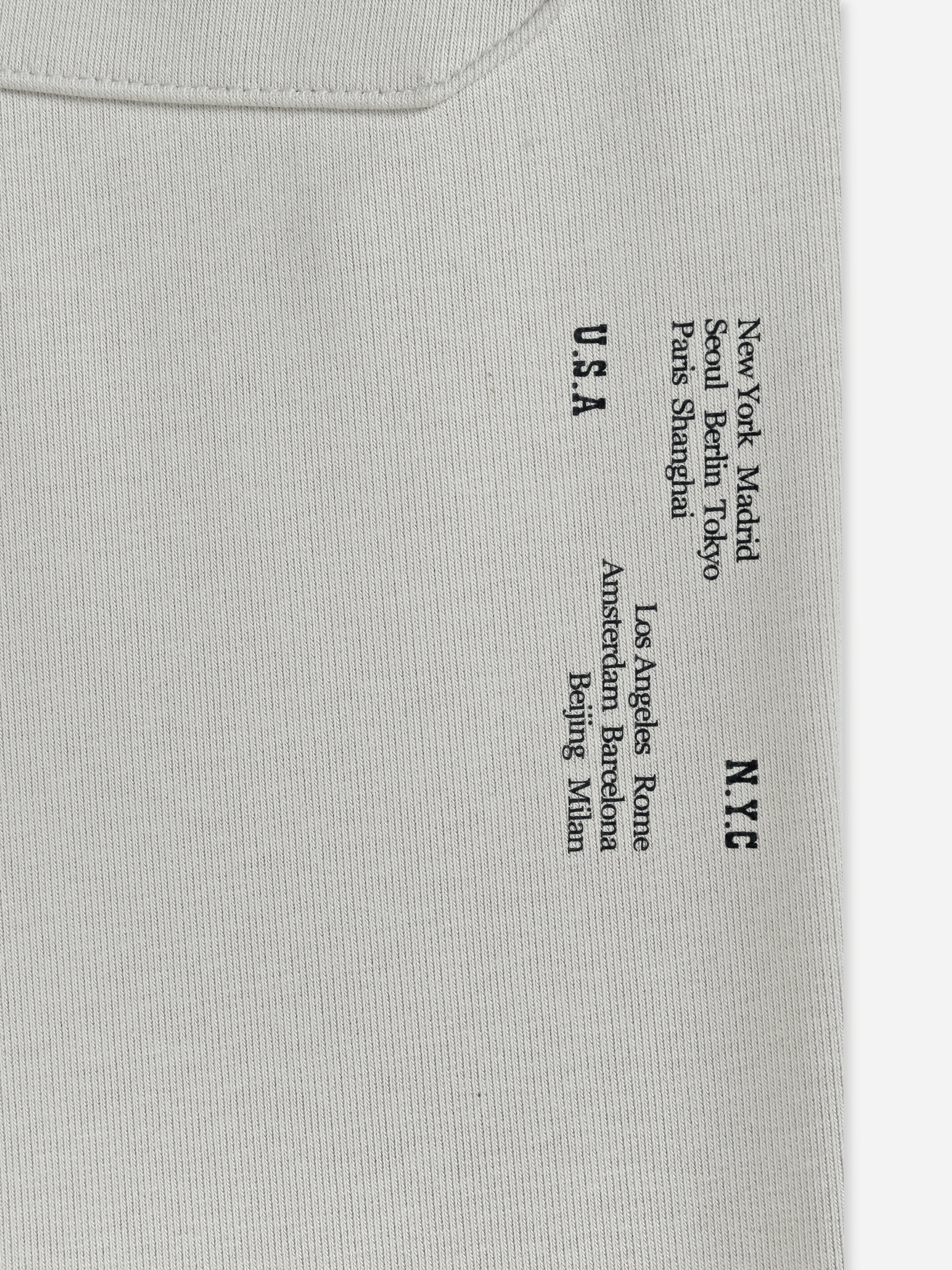 Boys Grey Logo Detail Knit Jogger Pants