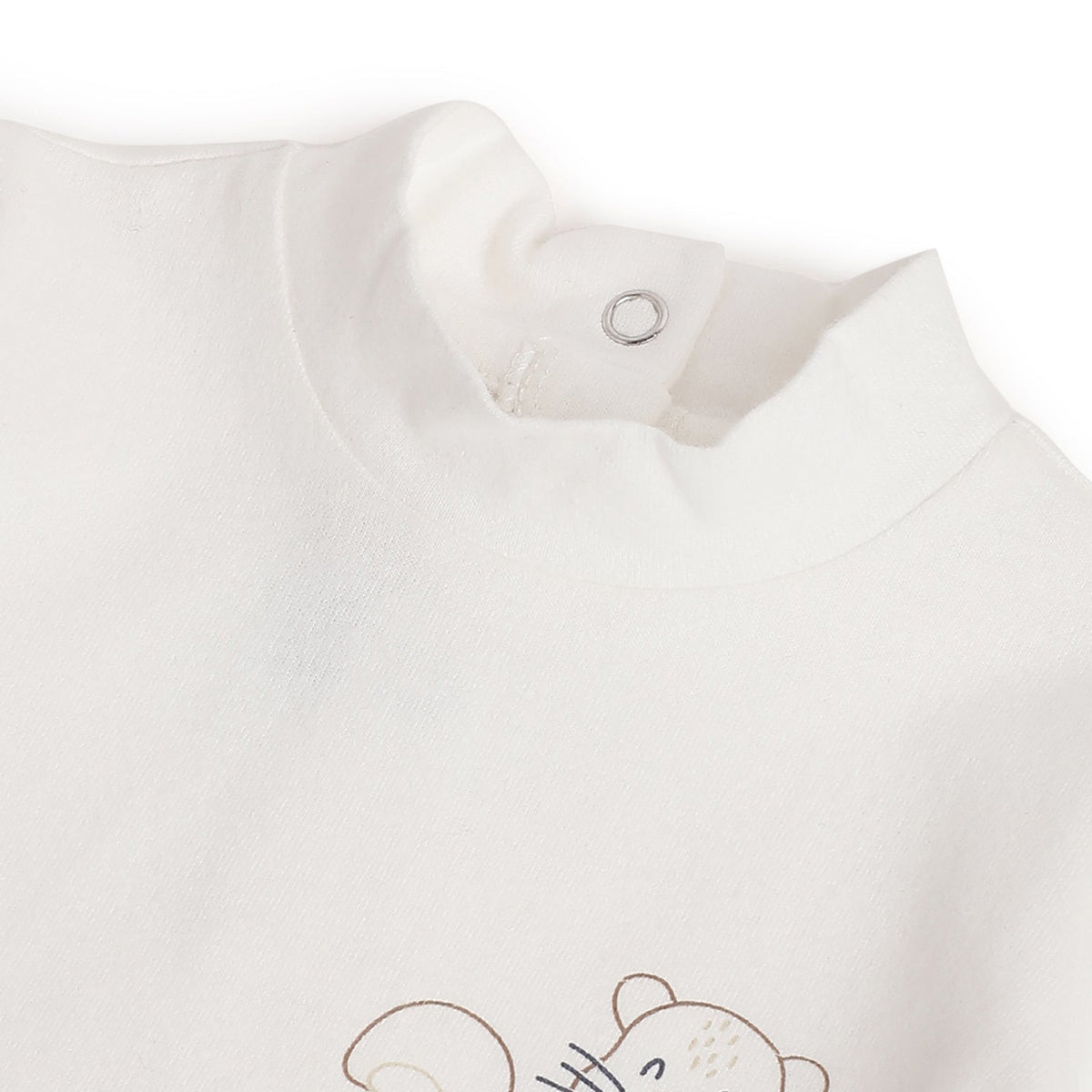 Boys White Woodland Cotton Jersey T-Shirt
