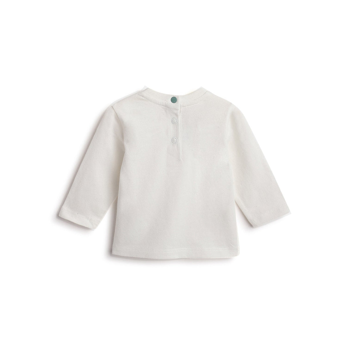 Boys White Forest Animal Cotton Jersey T-Shirt