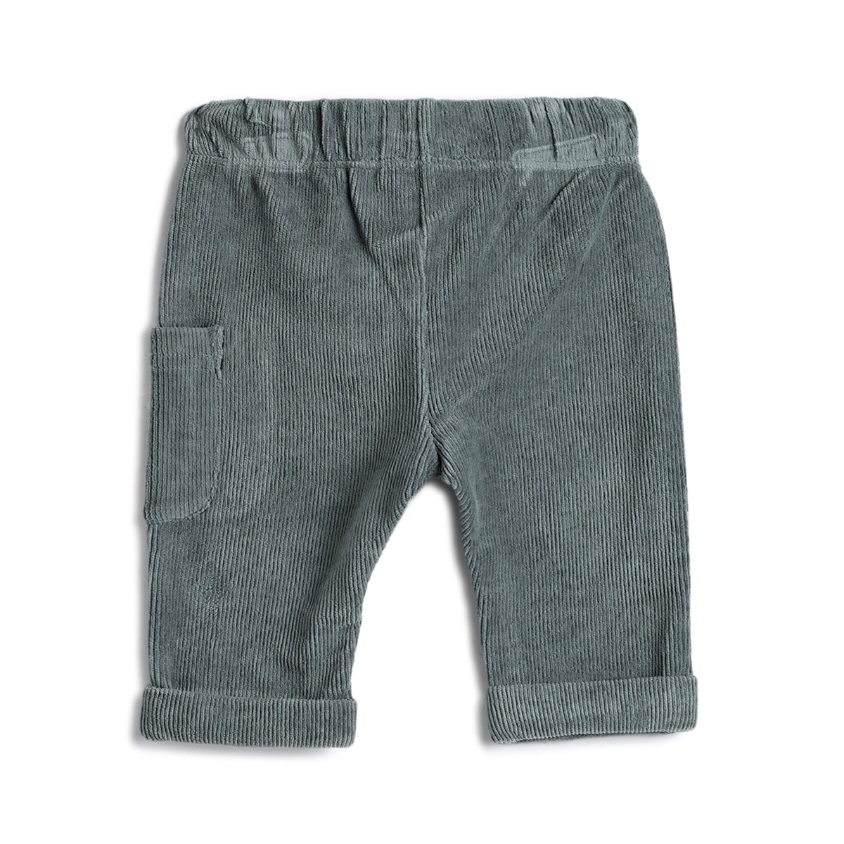 Boys Sea Green Chenille Trousers