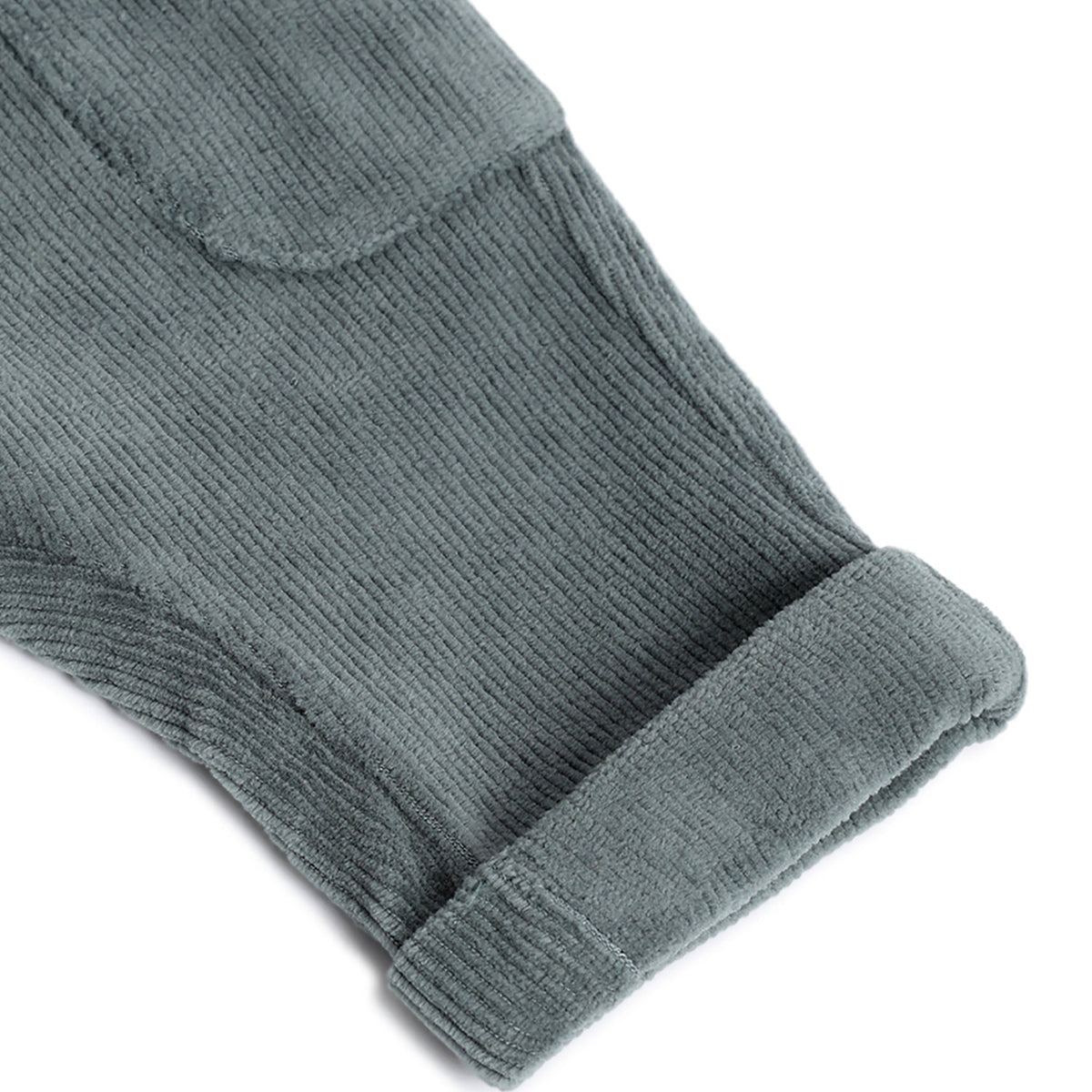 Boys Sea Green Chenille Trousers