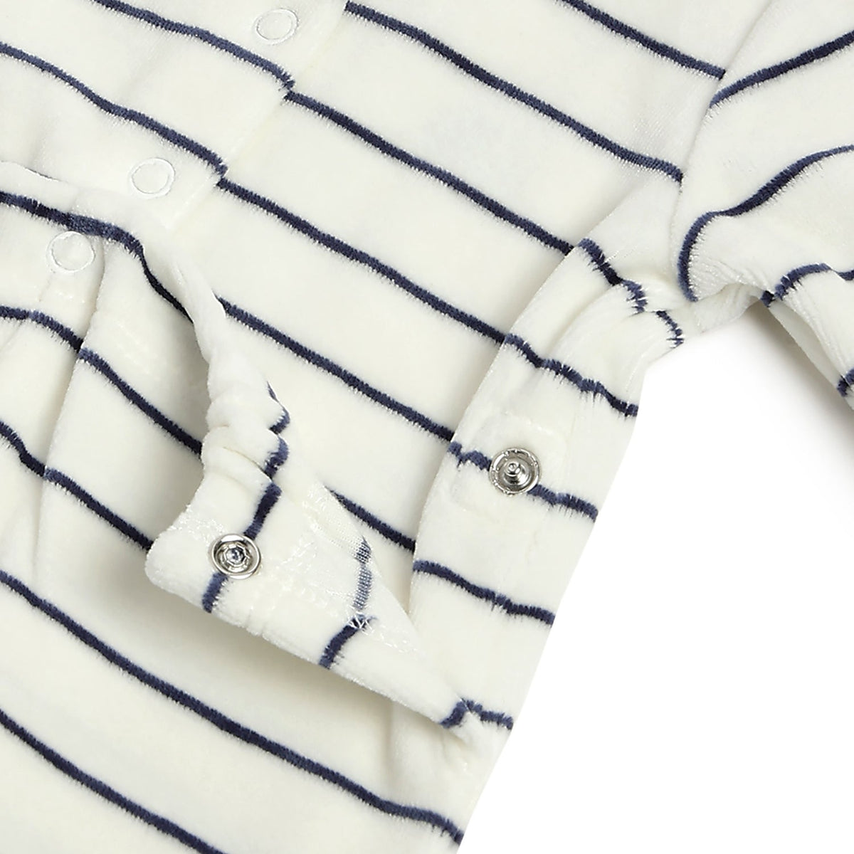 Boys White Graphic Chenille Onesie