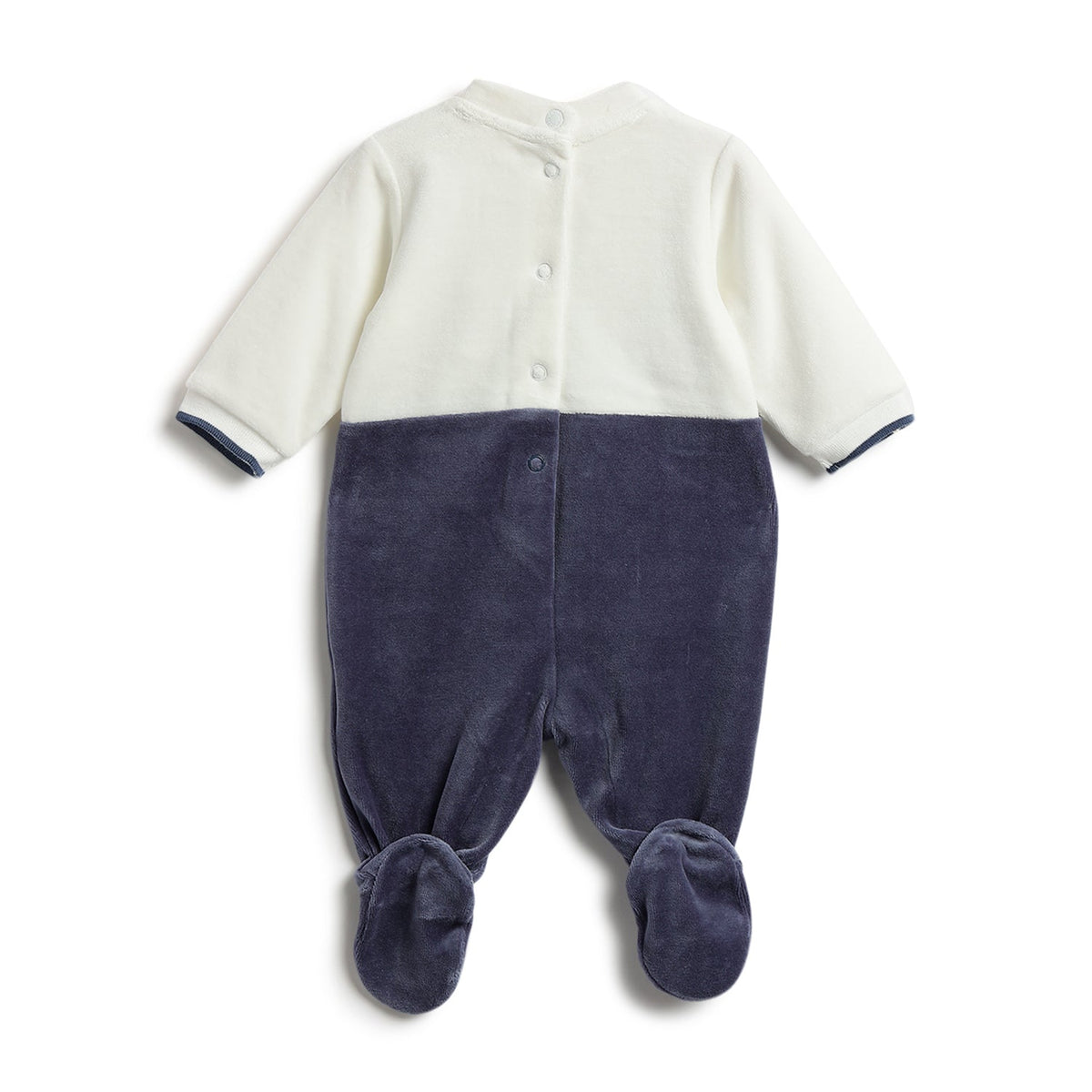 Boys Blue Graphic Chenille Jumpsuit