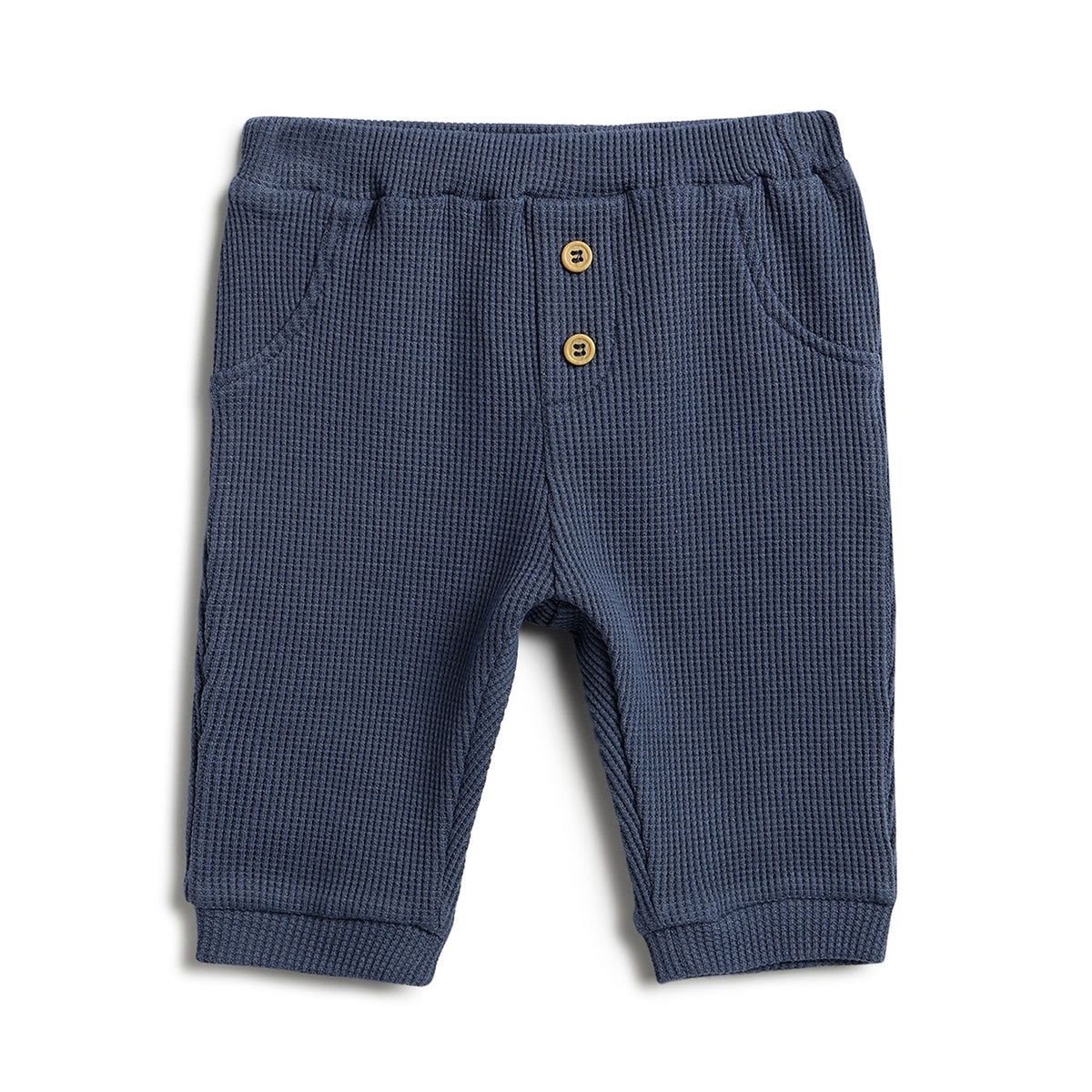 Boys White Striped Interlock T-Shirt & Trousers Set