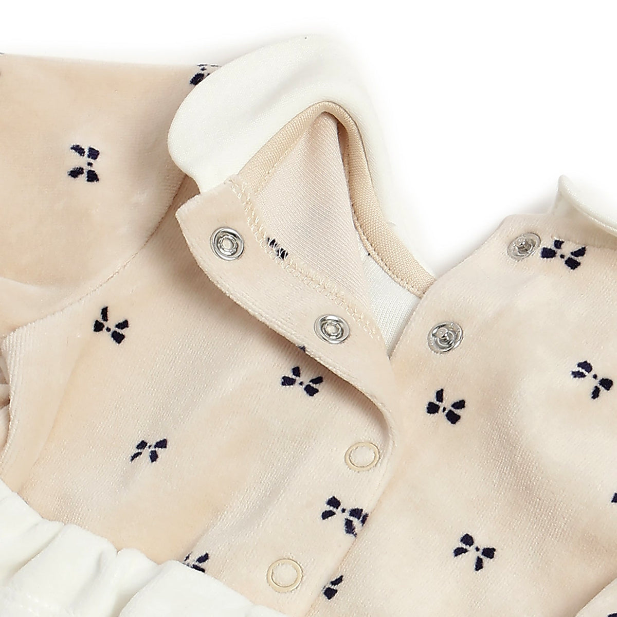 Girls White Graphic Chenille Jumpsuit