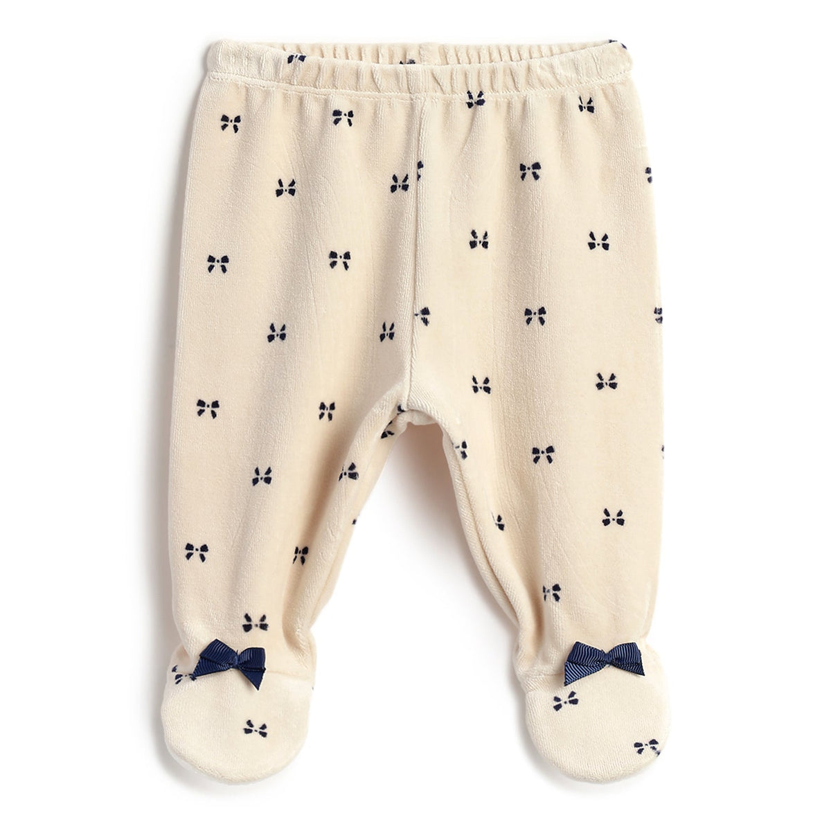 Girls White Embellished Chenille Suit
