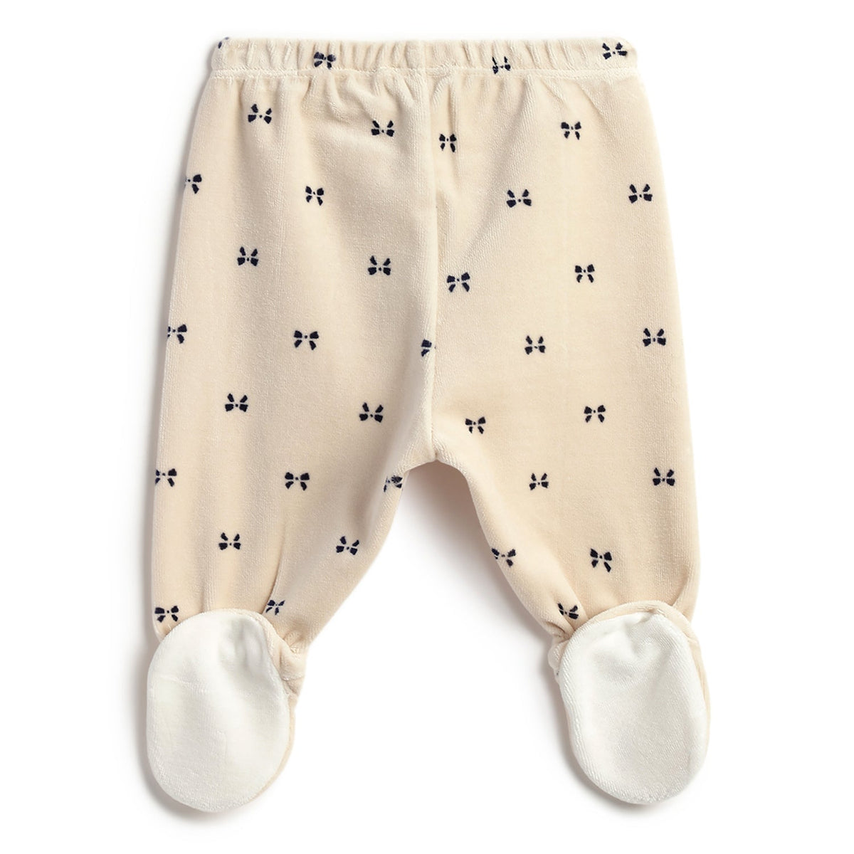 Girls White Embellished Chenille Suit
