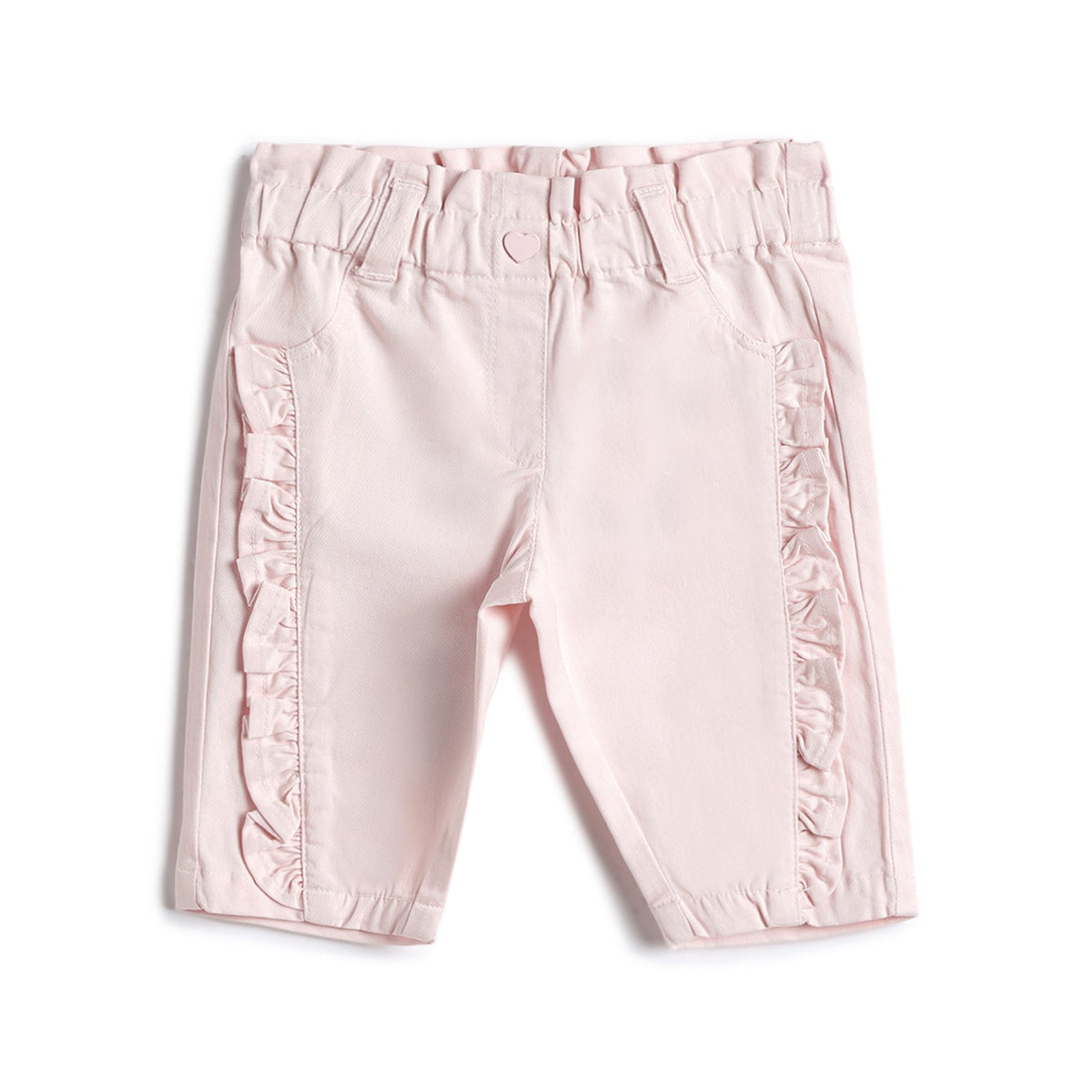 Girls Pink Twill Trousers