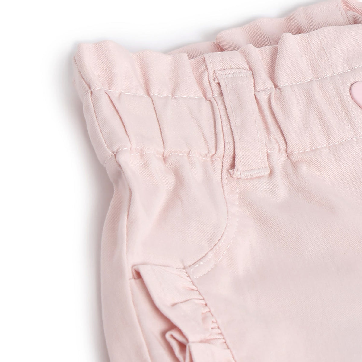 Girls Pink Twill Trousers