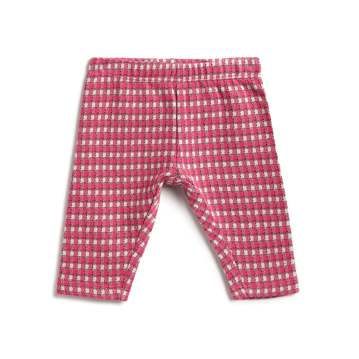 Girls White Bow Stretch Interlock Leggings Set