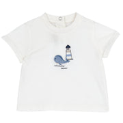 Boys Bronze Embroidered Cotton T-Shirt with Regular Fit