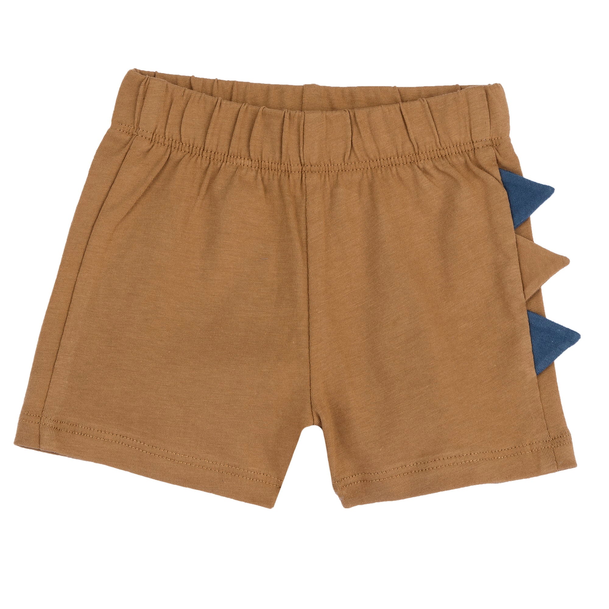 Boys Medium Light Blue Animal Printed Cotton T-Shirt and Shorts Set