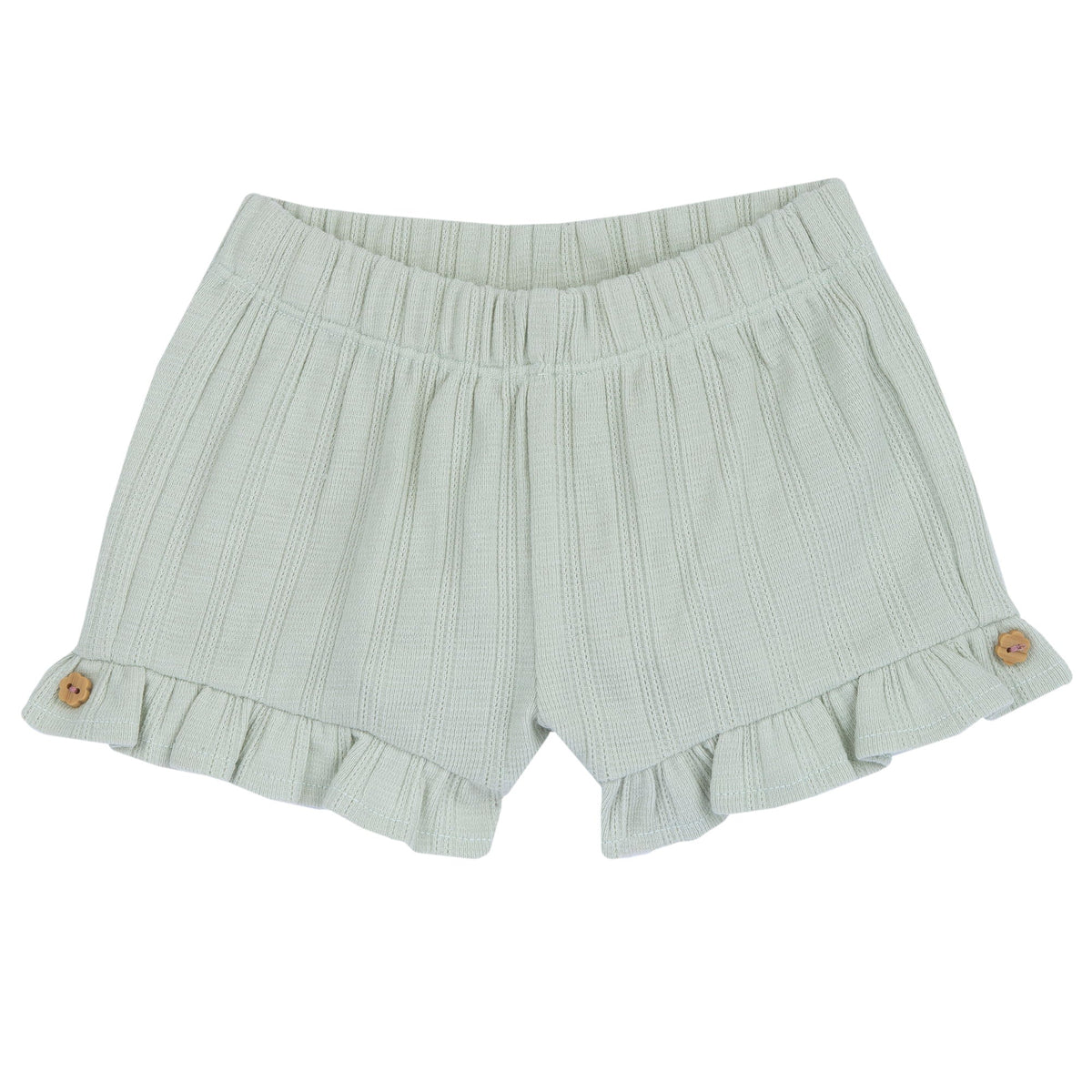 Girls White Graphic Cotton T-Shirt & Shorts Set