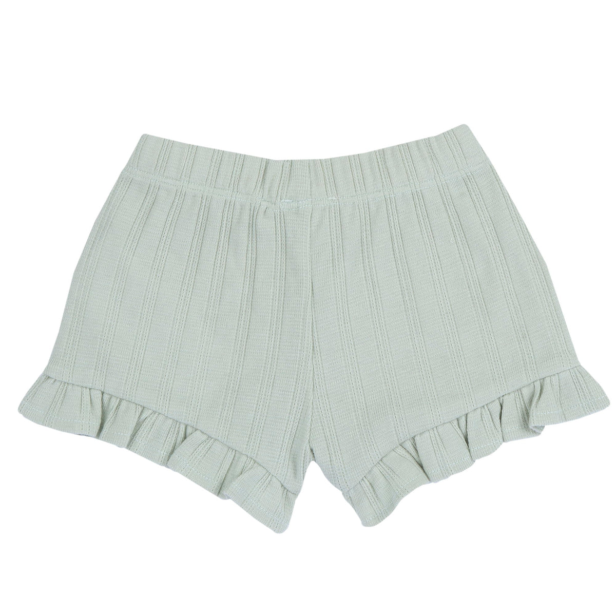 Girls White Graphic Cotton T-Shirt & Shorts Set