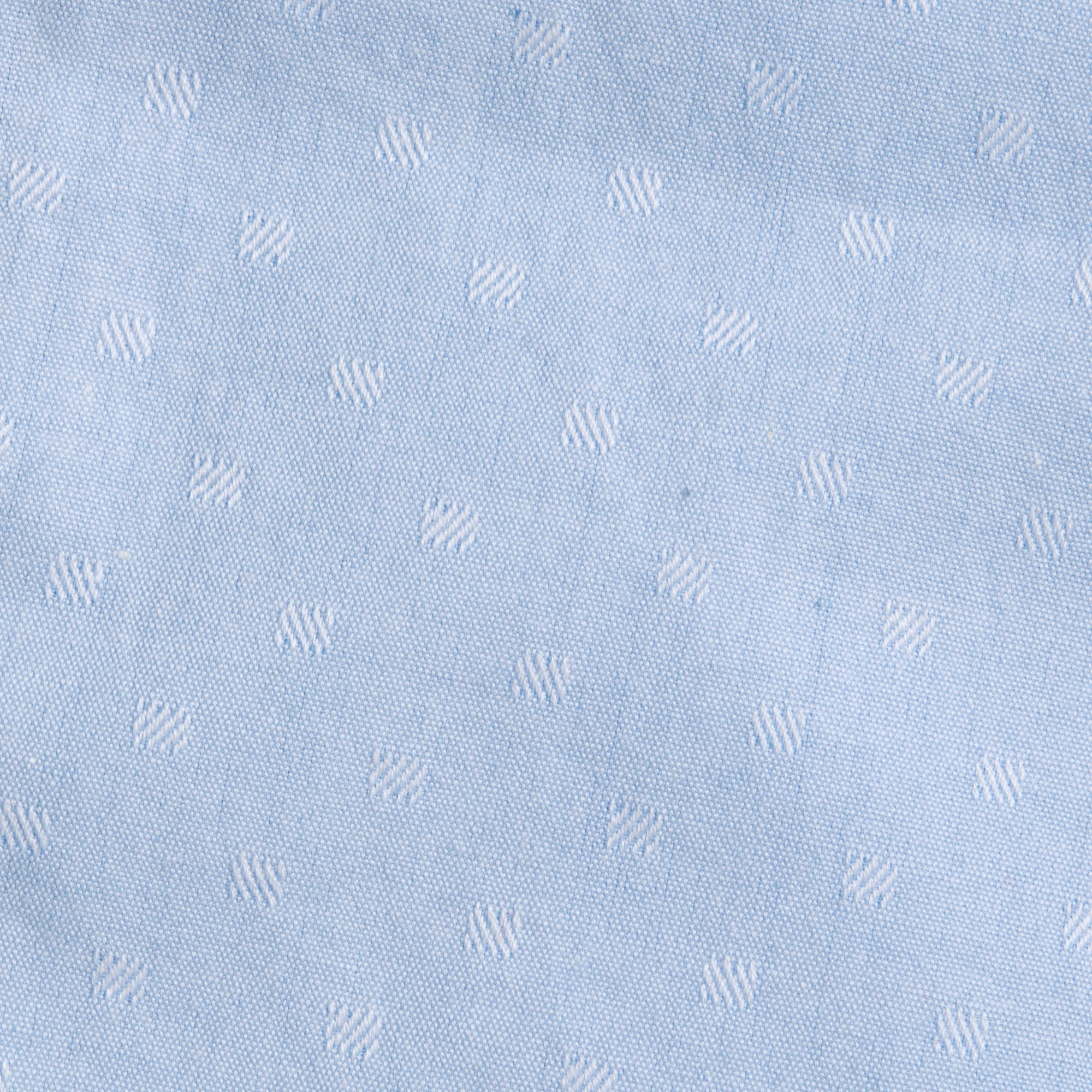 Boys Light Blue Solid Cotton Blend Long Sleeve Shirt with Spread Collar