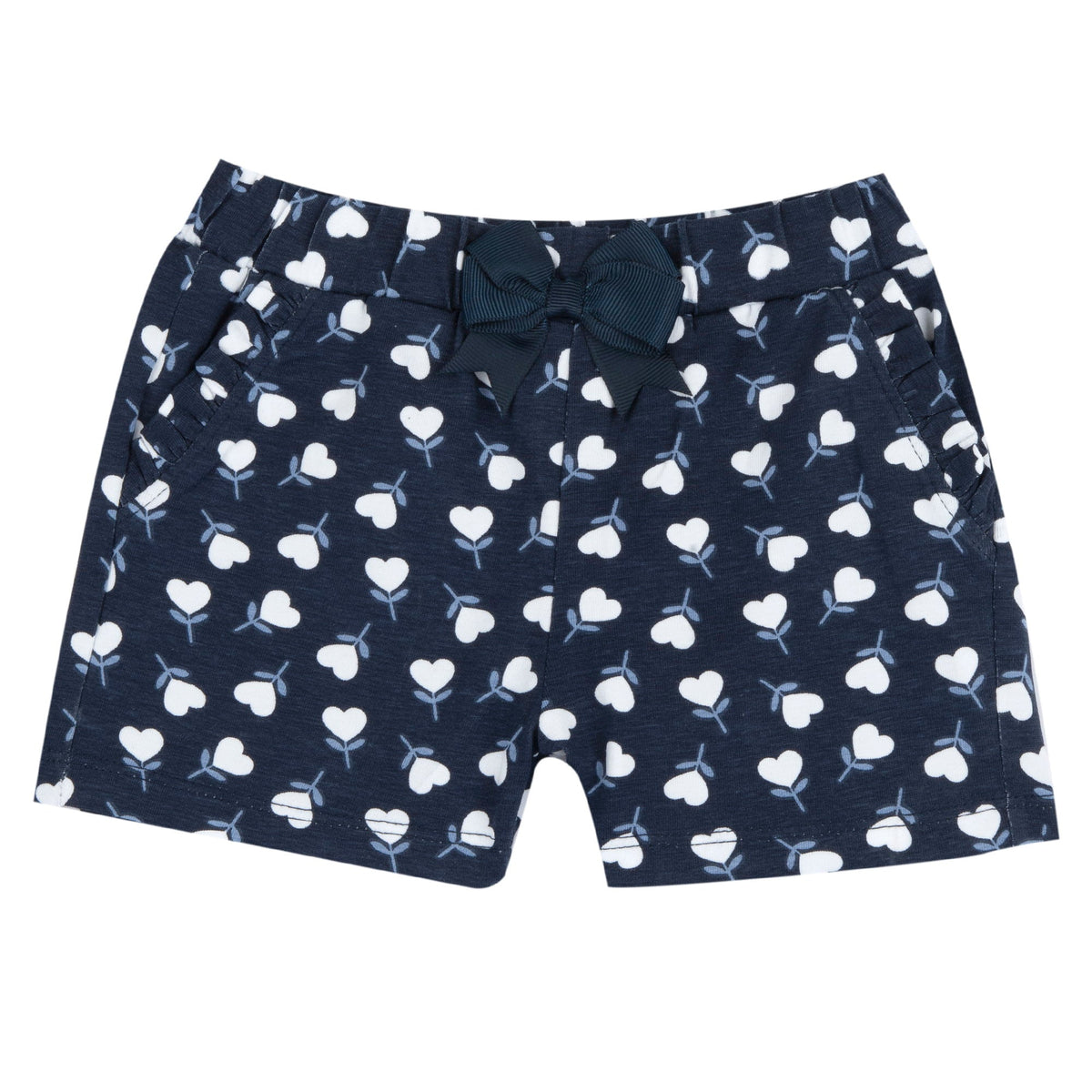 Girls White Bird Cotton T-Shirt & Trousers Set