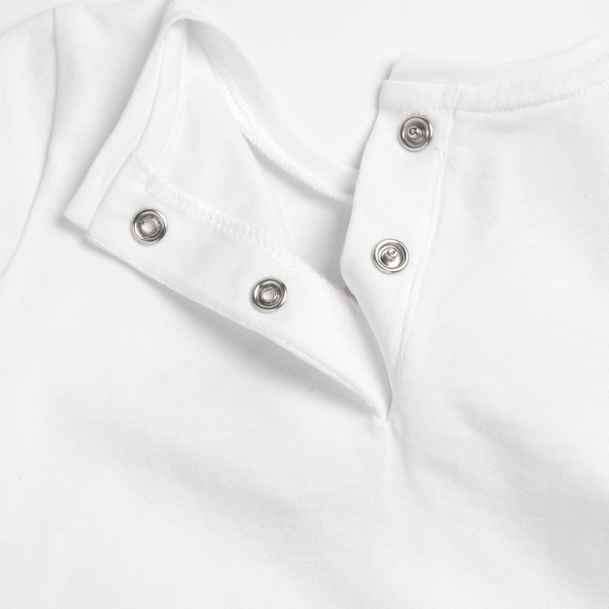 Girls White Bird Cotton T-Shirt & Trousers Set