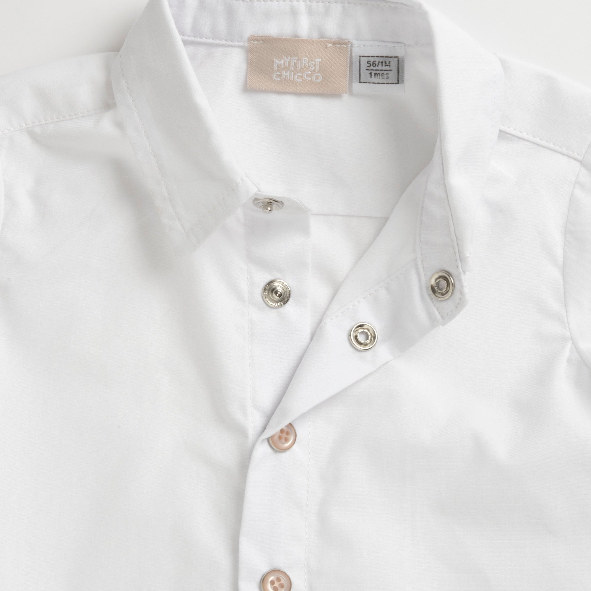 Boys Dark Blue Solid Cotton Shirt and Stretch Shorts Set