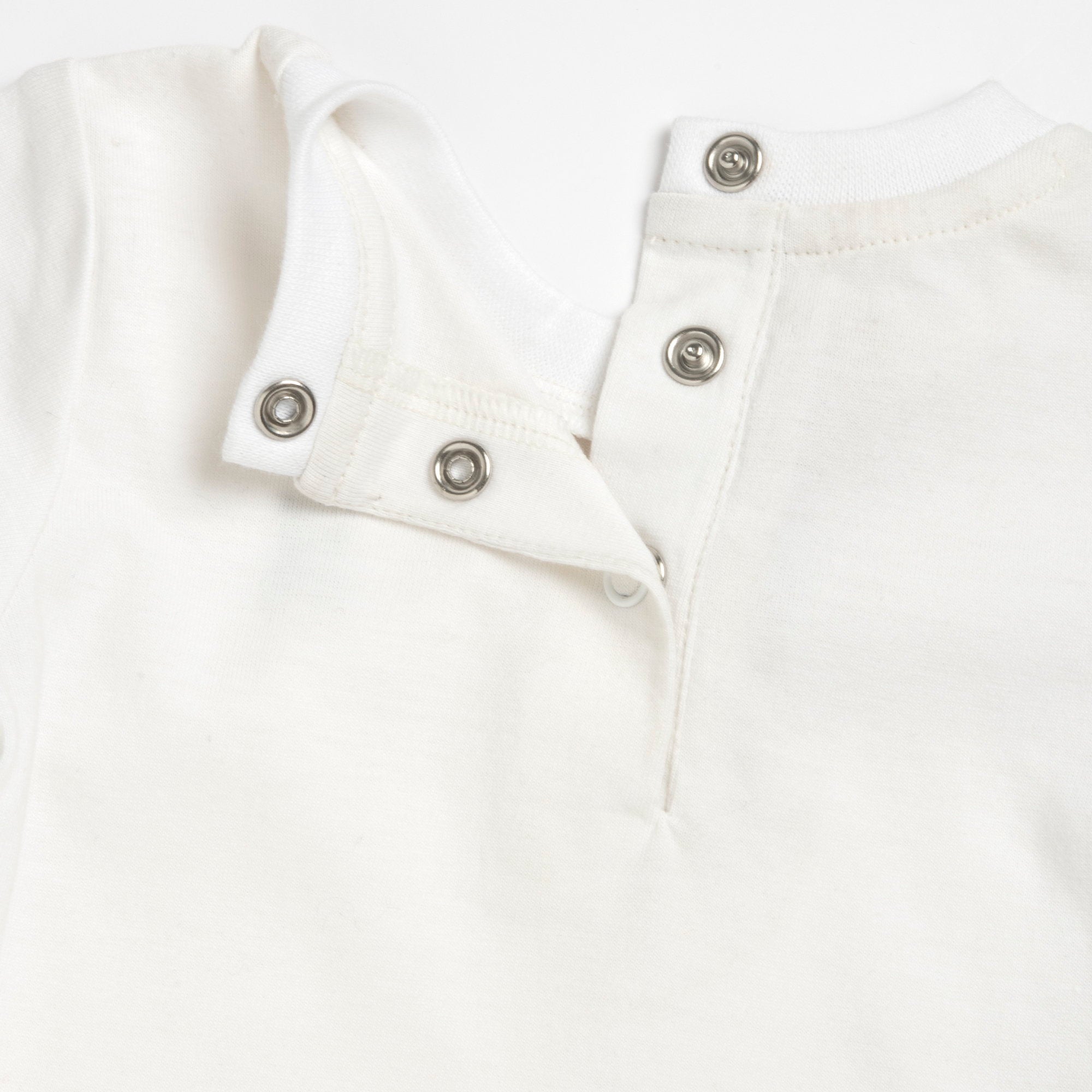 Boys White and Blue Applique Cotton T-Shirt and Linen Blend Short Overalls Set