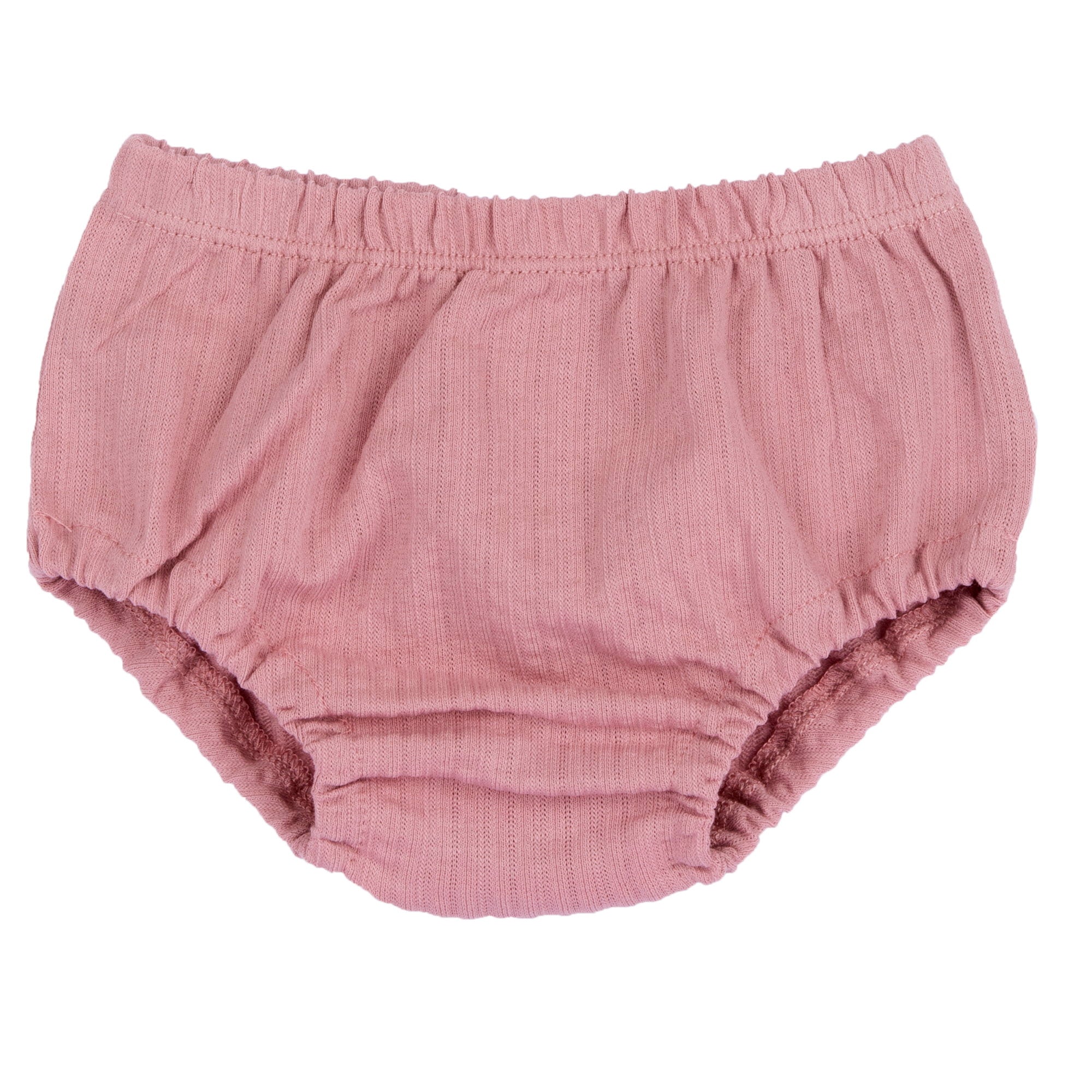 Medium Pink Peter Pan Collar Dress & Bloomers Set for Girls
