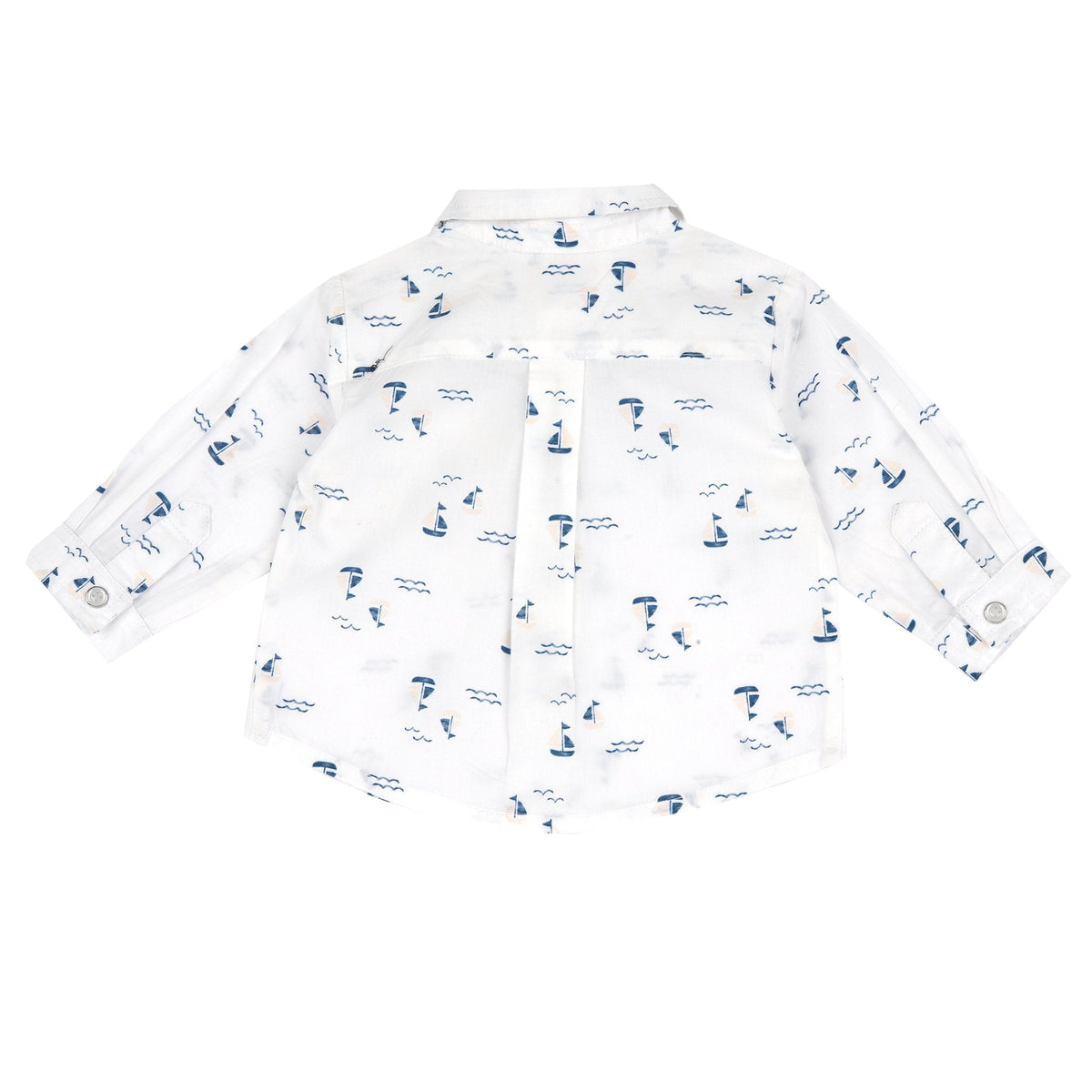 Boys White Cotton Shirt