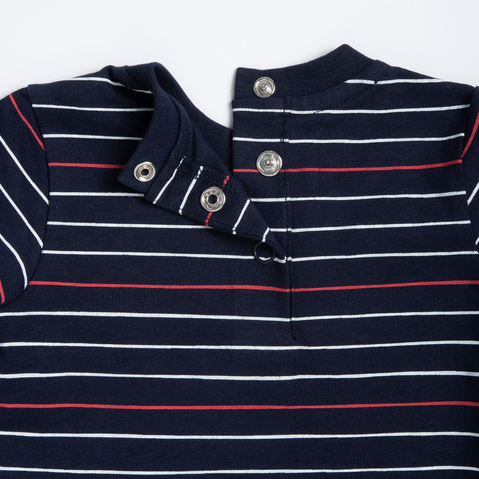 Navy Stripe Cotton Tee for Boys with Everyday Comfort