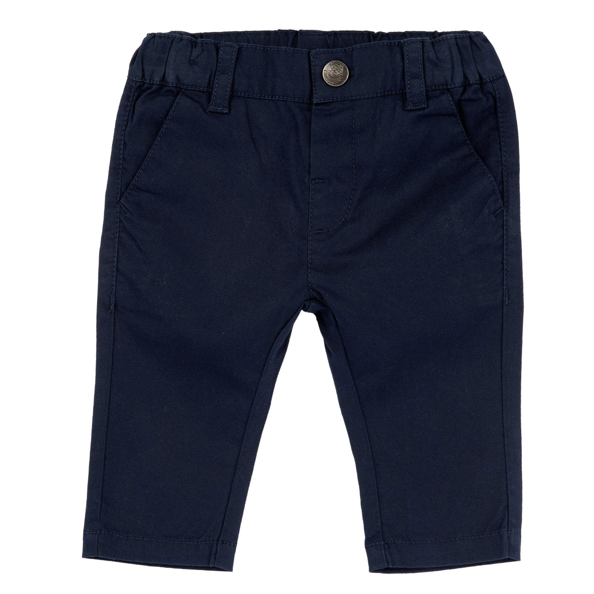 Boys Navy Twill Trousers