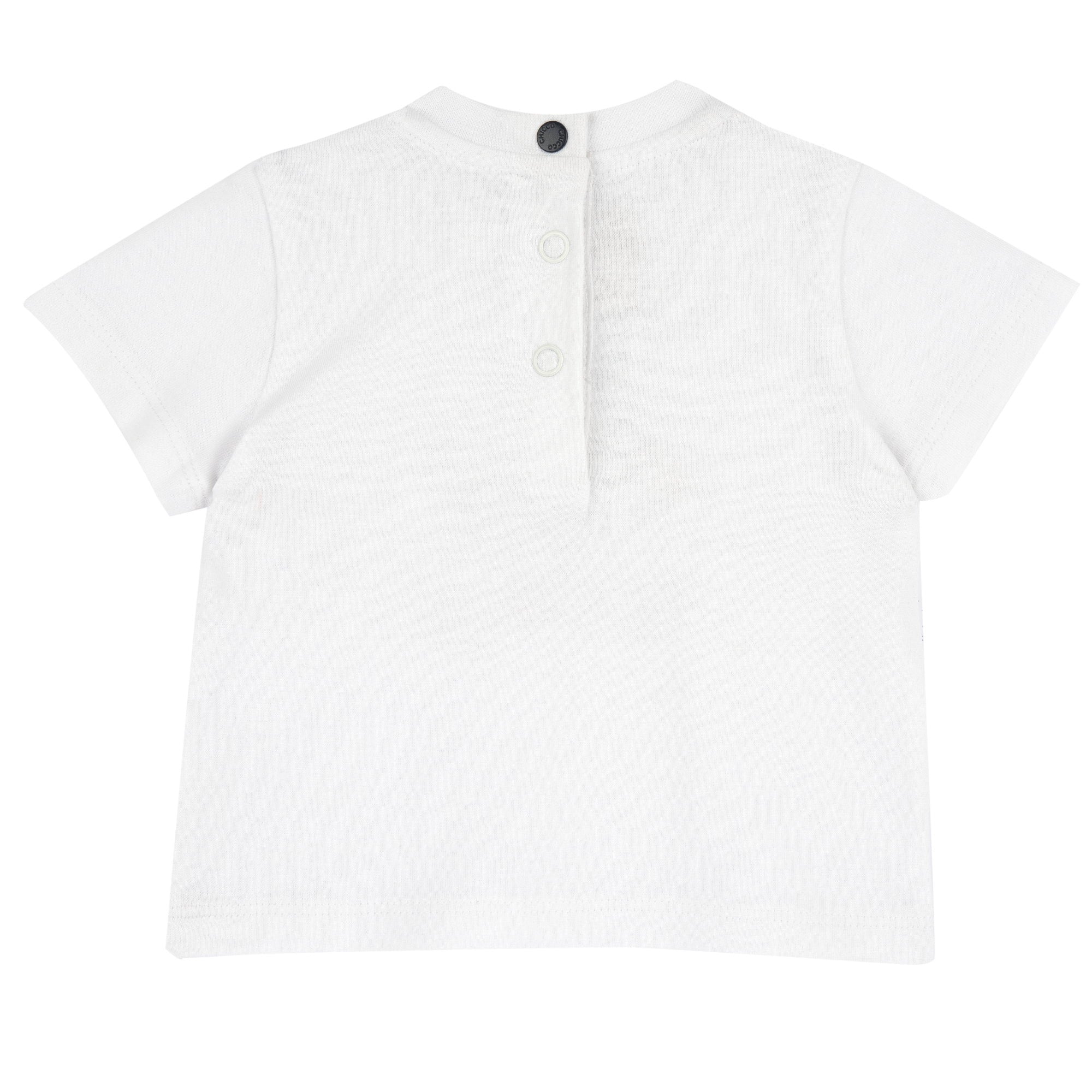 Graphic Cotton Tee for Boys – Clean White Everyday Wear