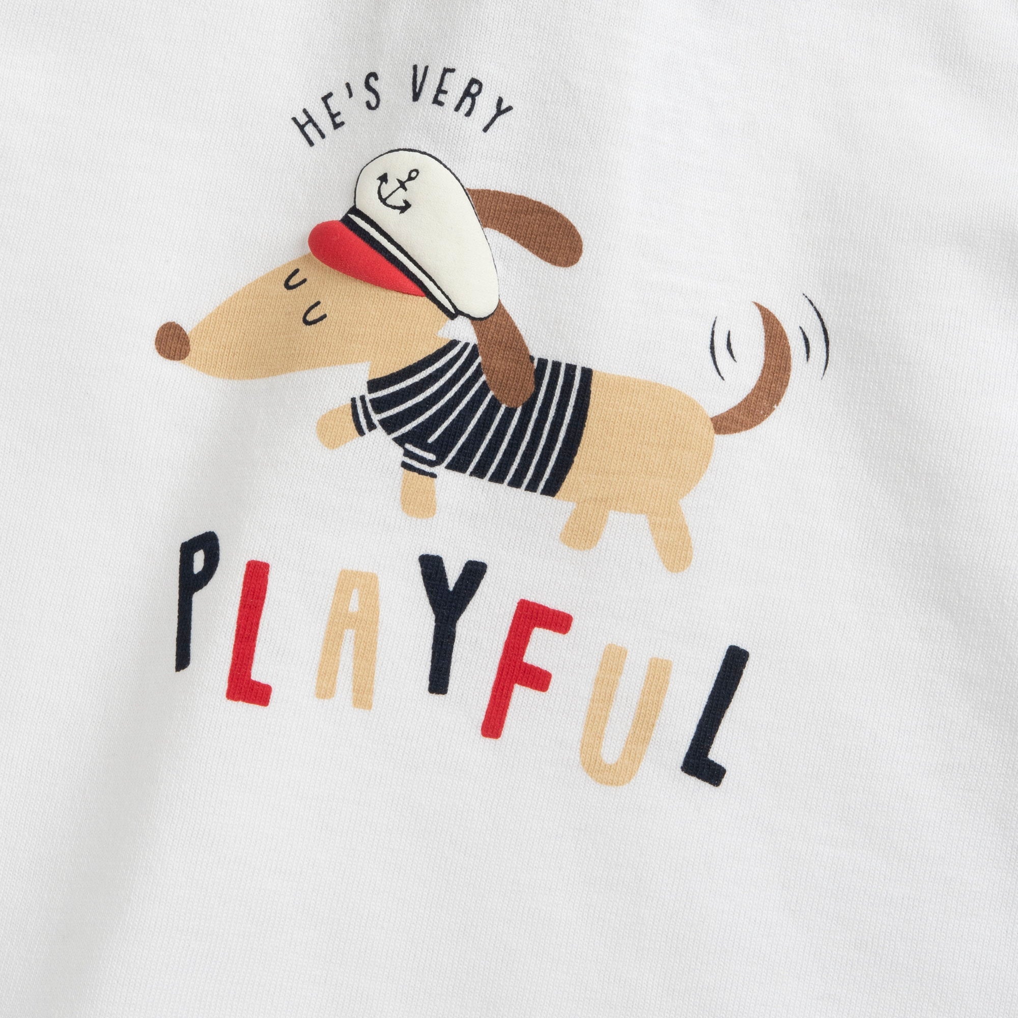 Graphic Cotton Tee for Boys – Clean White Everyday Wear
