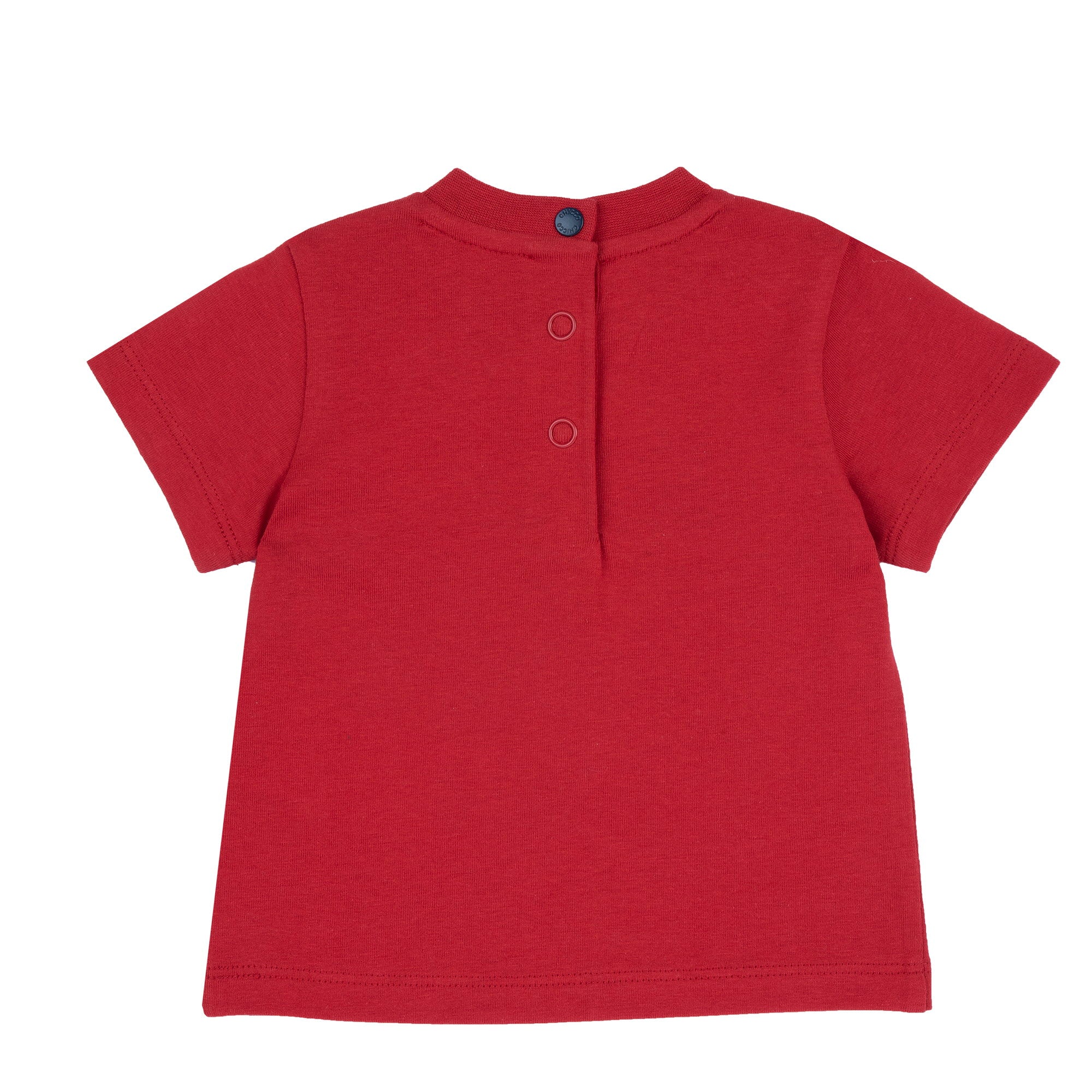 Medium Red Typography Printed Cotton Short Sleeve T-Shirt for Boys