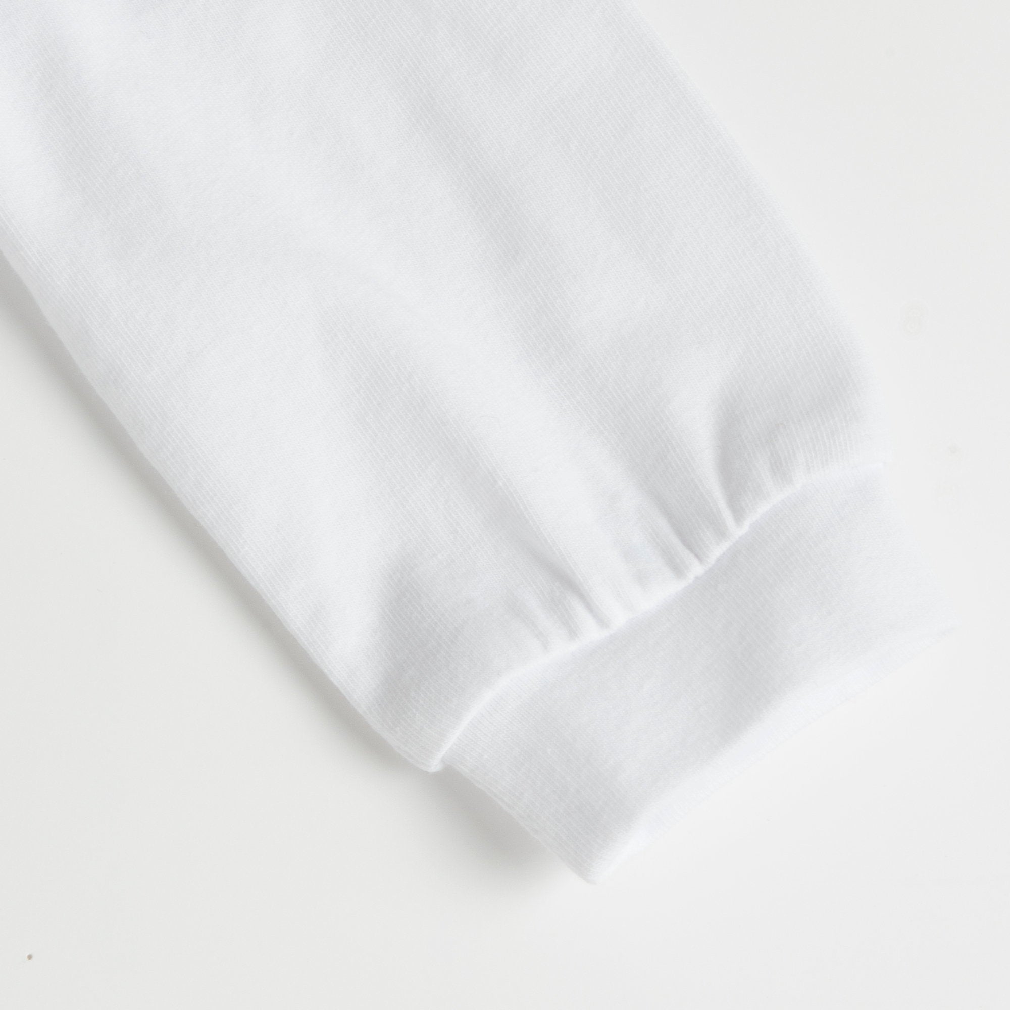 White & Blue Self Design Cotton Blend Nappy Opening Babysuit for Baby Boys