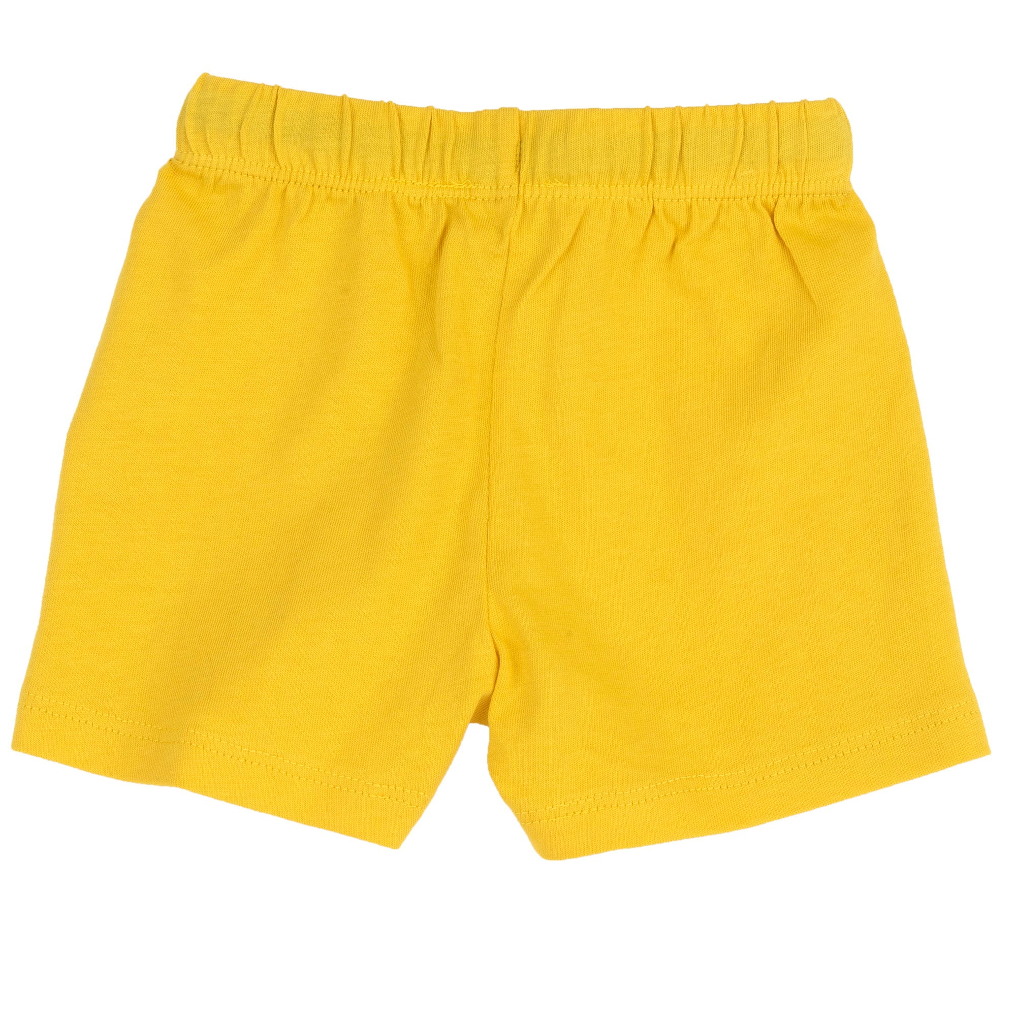 White Graphic Printed T-Shirt and Short Pants Set for Boys