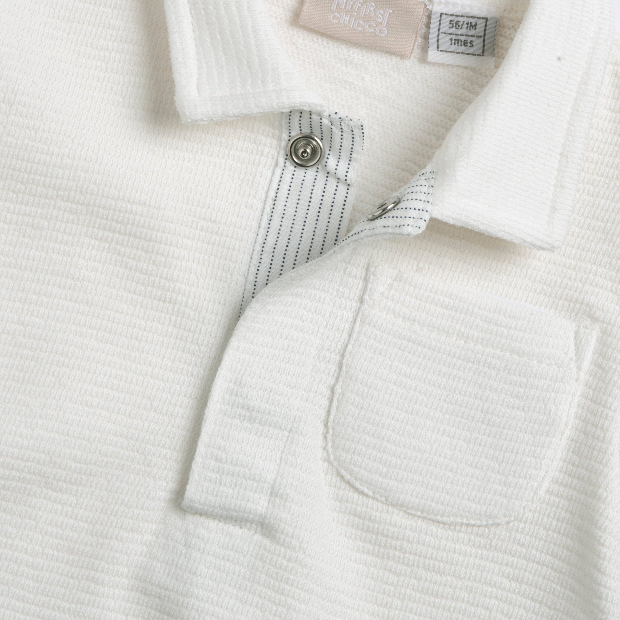 Light Natural Solid Cotton Short Sleeve Polo T-Shirt for Boys