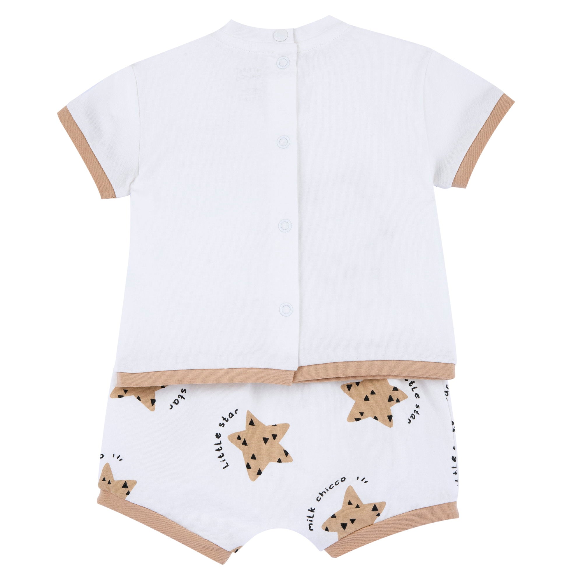 Natural Printed Animal T-Shirt and Short Pants Set for Kids (Unisex)