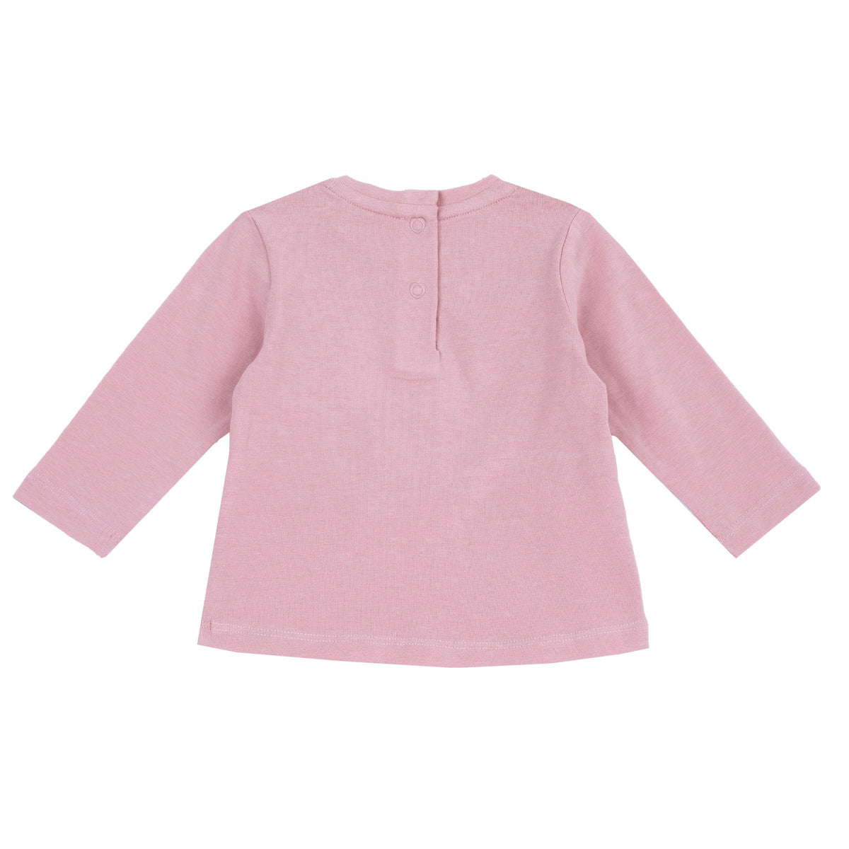 Girls Pink Floral Stretch Jersey T-Shirt