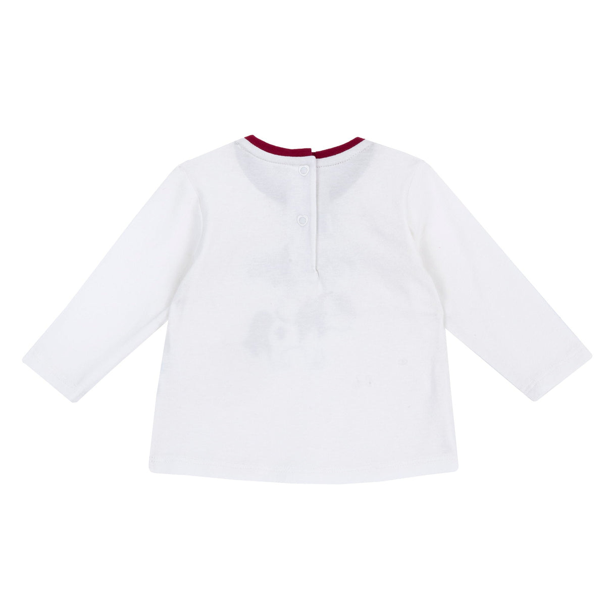 Girls White Unicorn Stretch Jersey T-Shirt