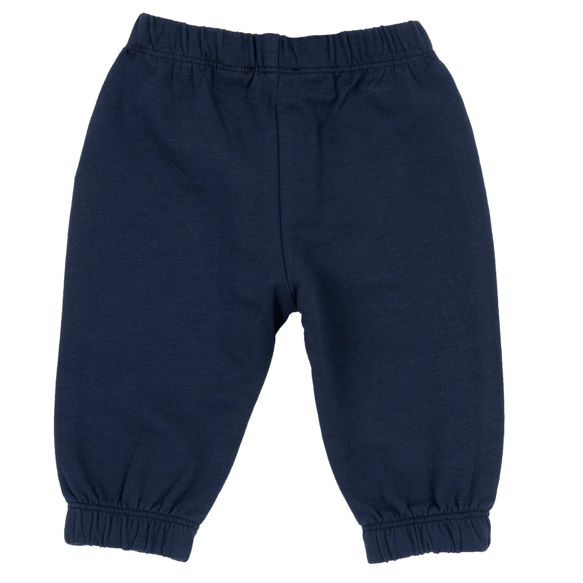 Girls Navy Brushed Fleece Joggers