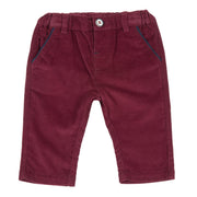 Boys Maroon Corduroy Trousers