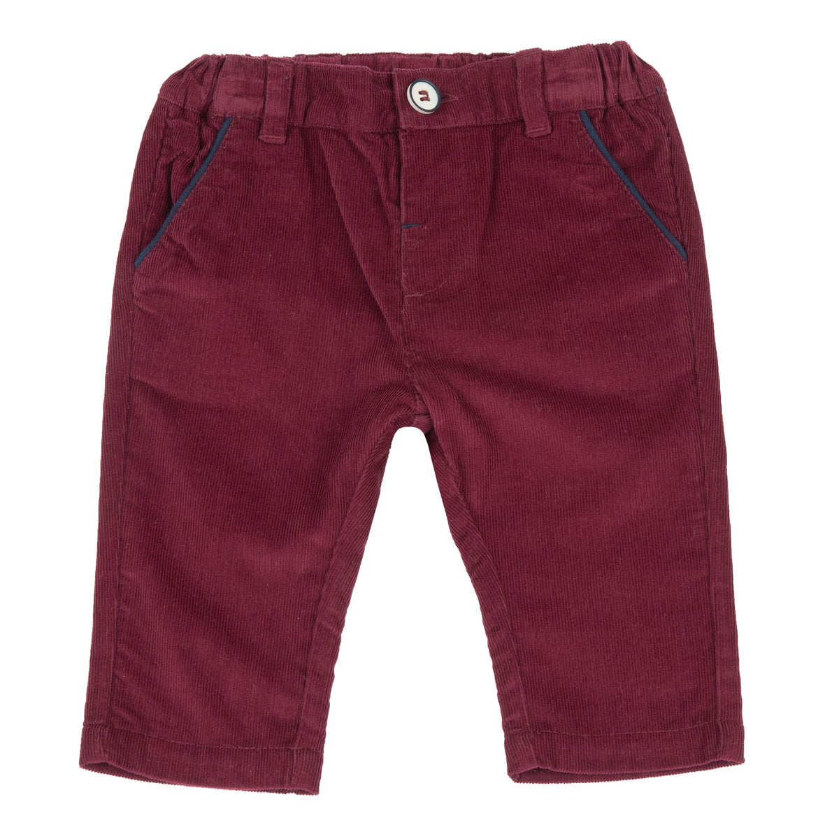 Boys Maroon Corduroy Trousers