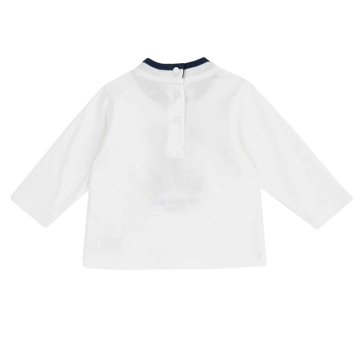 Boys White Embroidered Cotton Jersey T-Shirt