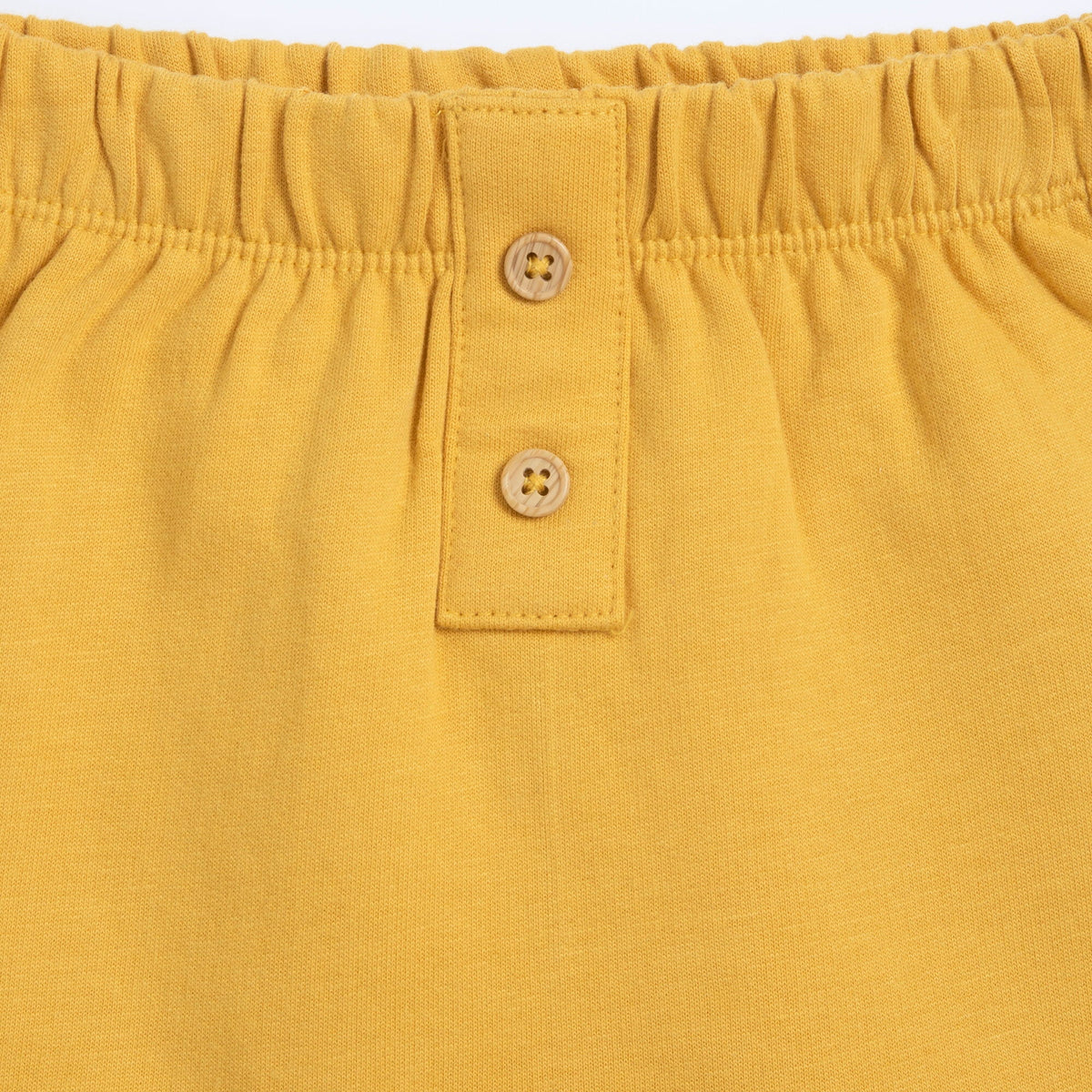 Boys Yellow Brushed Fleece Trousers
