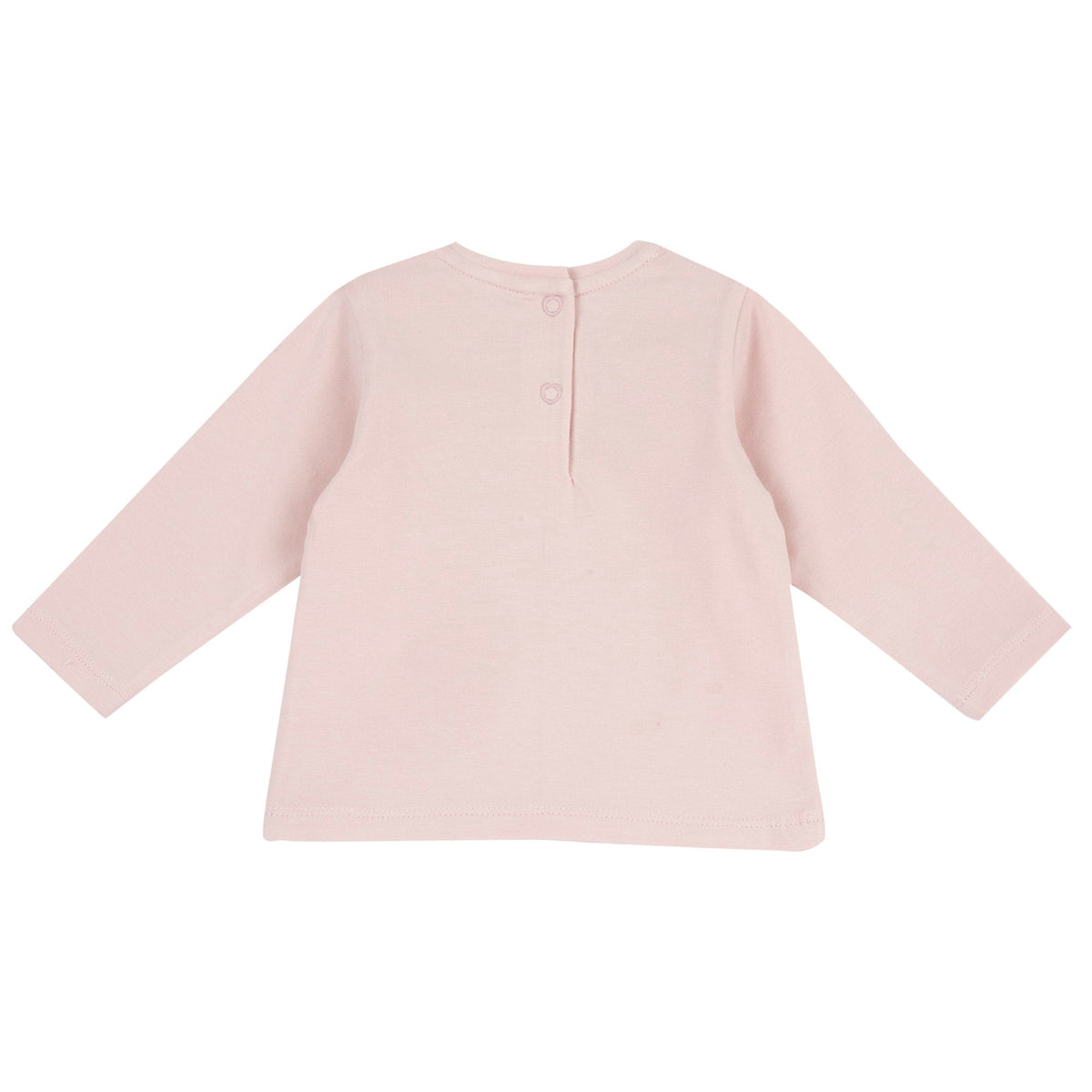 Girls Pink Graphic Stretch Cotton Jersey T-Shirt