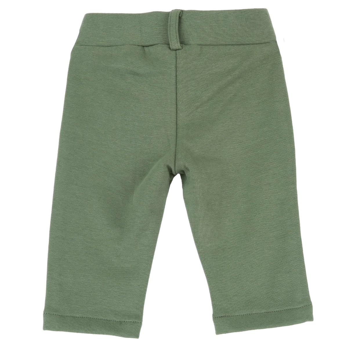 Girls Green Floral Brushed Fleece Trousers