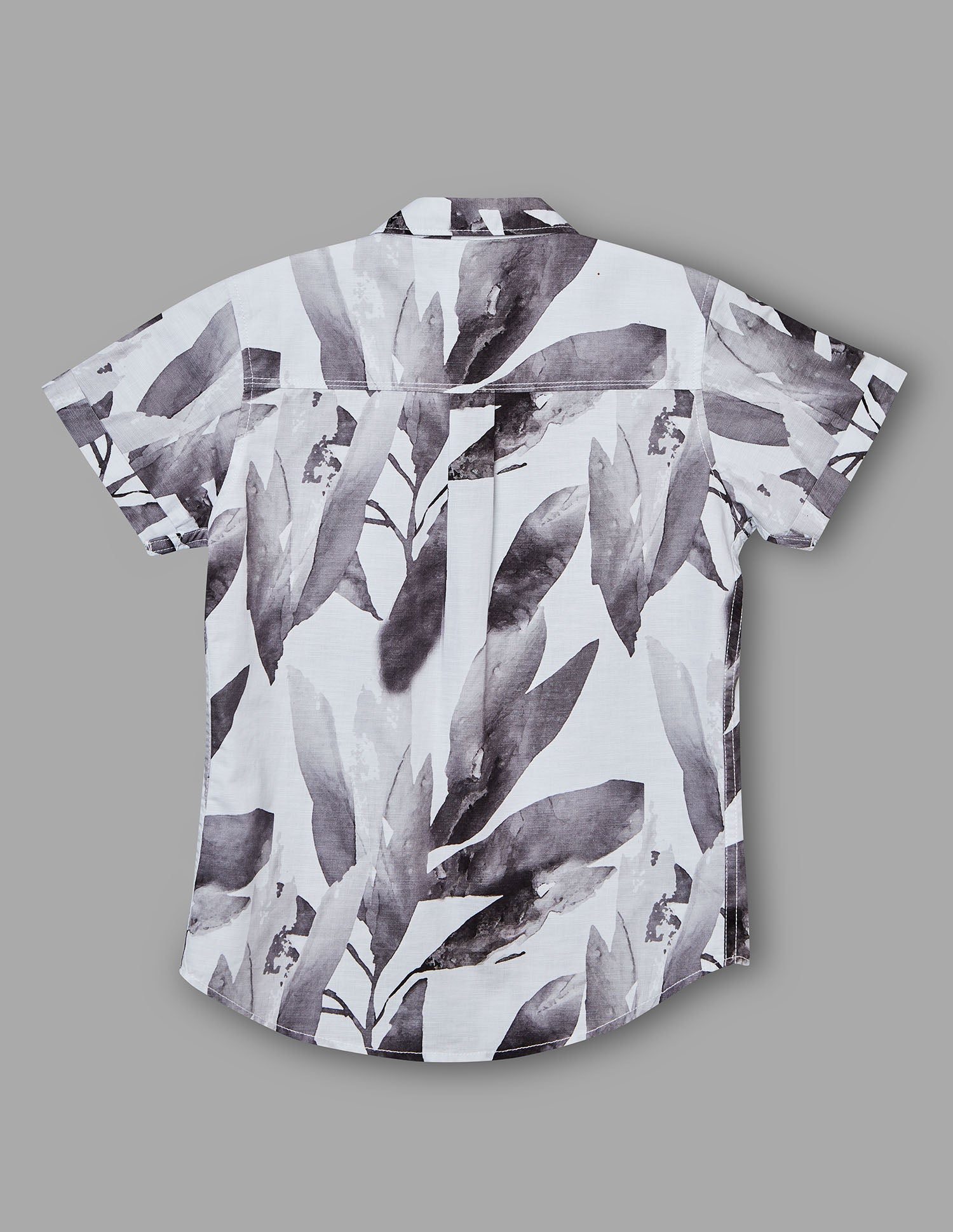 Boys Black Cotton Printed Shirt – Full Sleeve