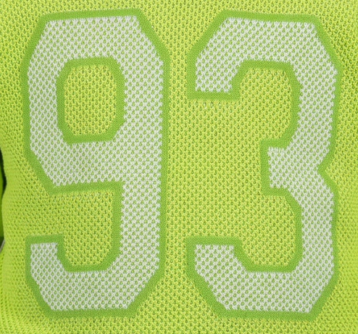 Flatknit T-Shirt with Doctor Sleeve Neon Green