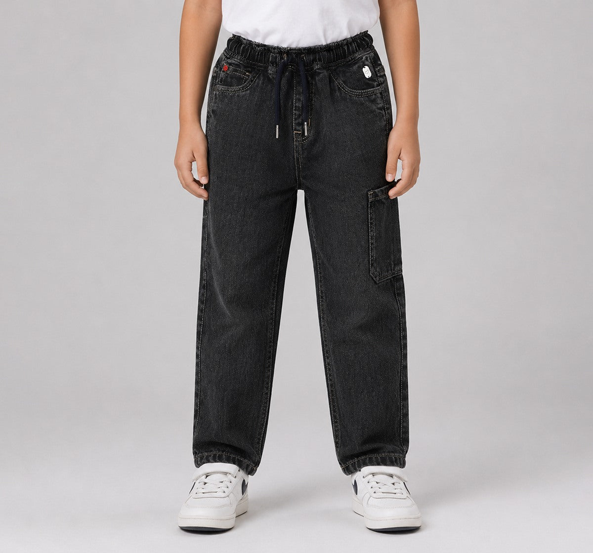 Denim Bottom with Carpenter Details Blue
