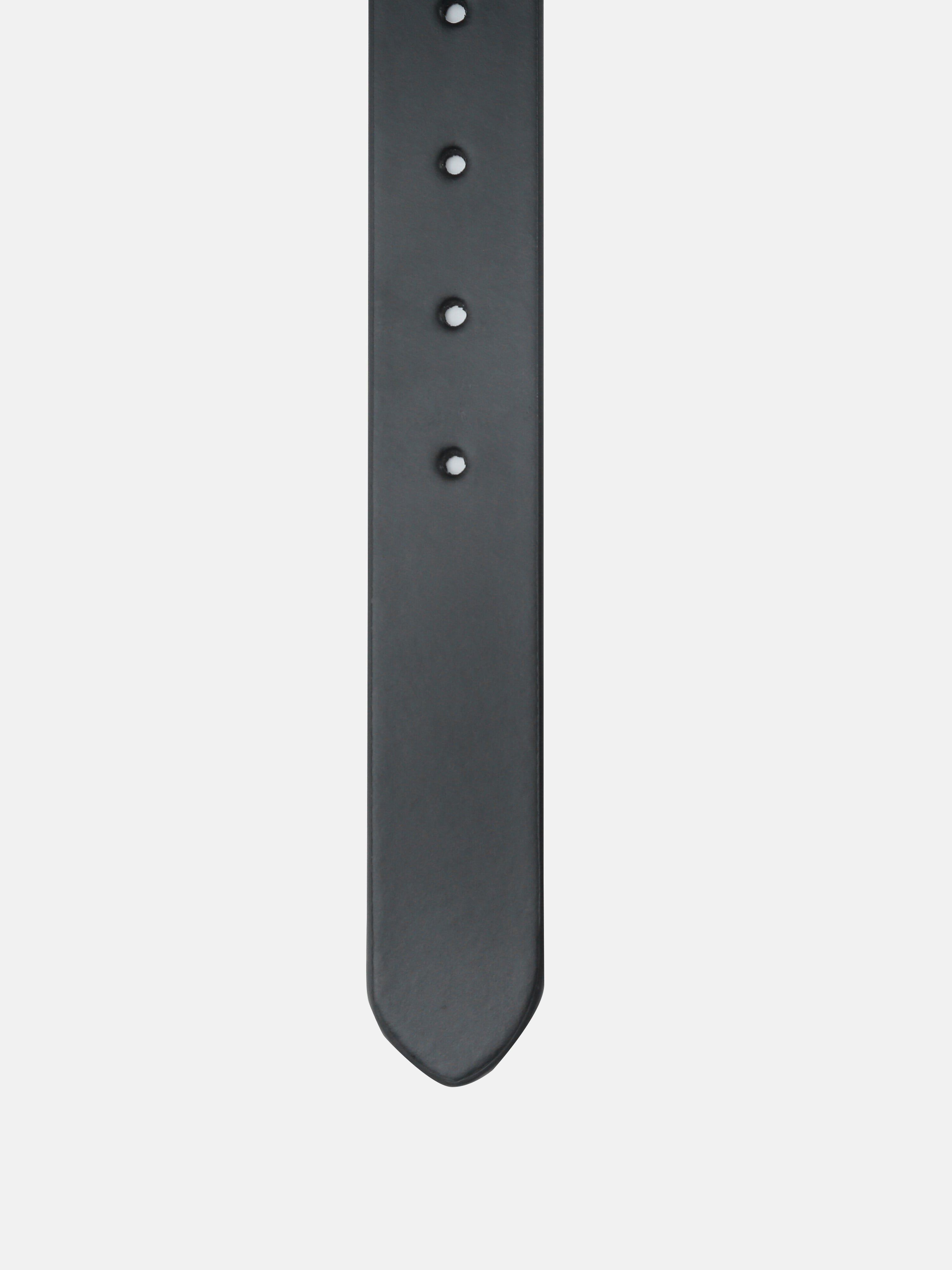 Kids Black Genuine Leather Casual Belt